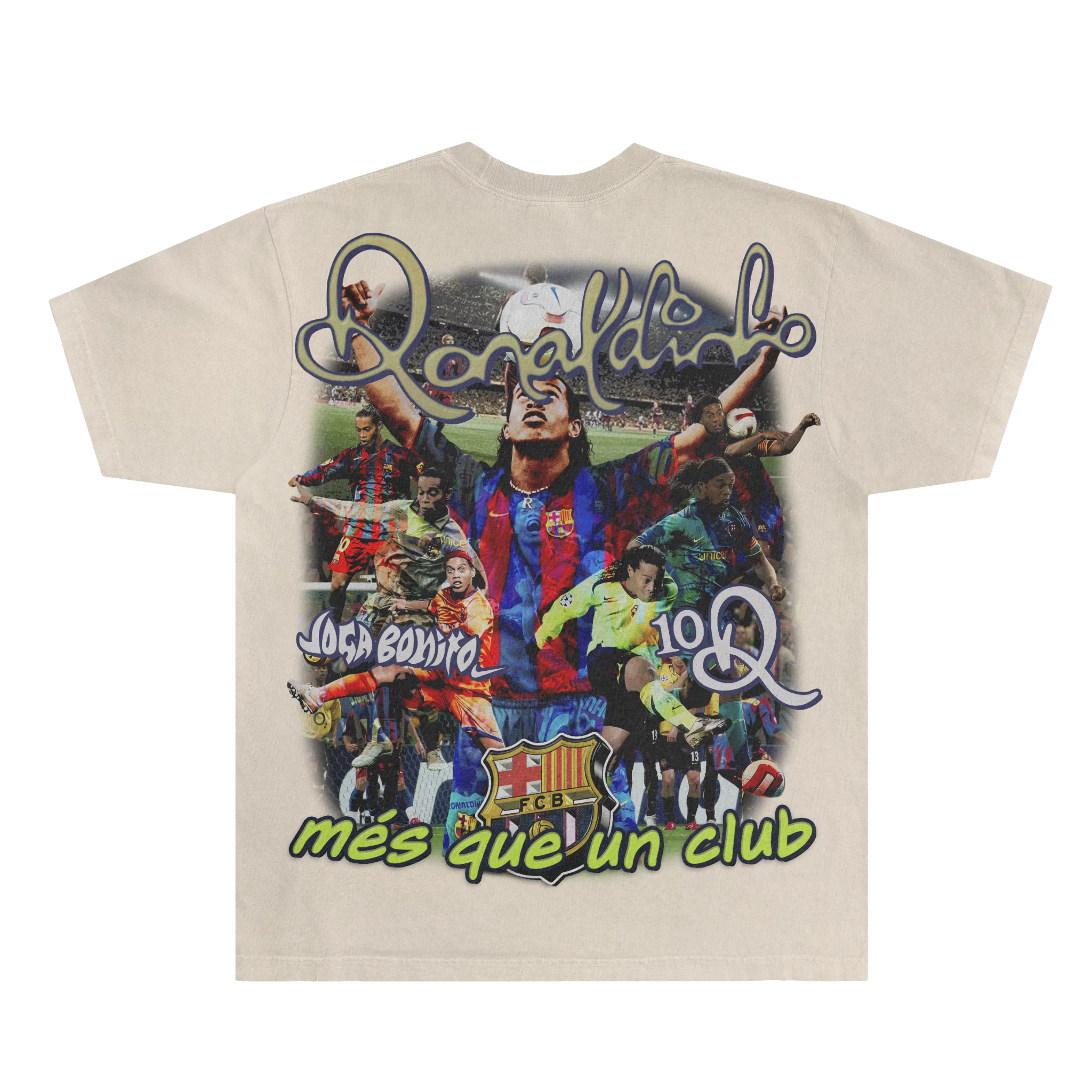Ronaldinho Barça Classic Tee - Greazy Tees