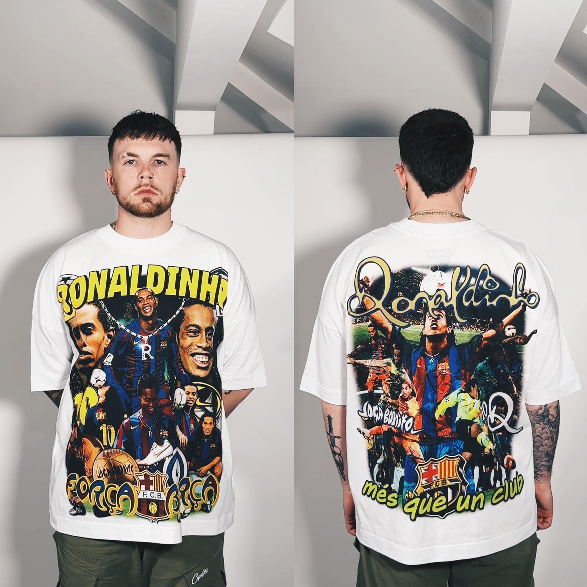 Ronaldinho Barça Tee - Greazy Tees