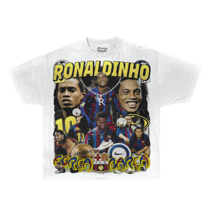 Ronaldinho Barça Tee - Greazy Tees