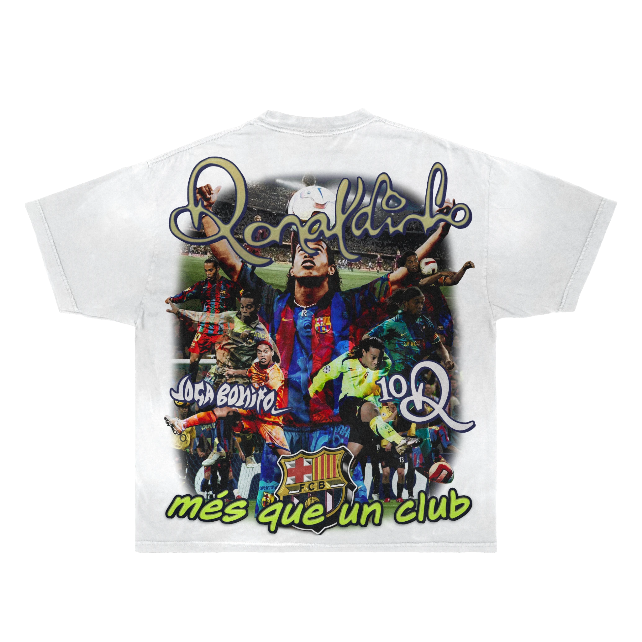 Ronaldinho Barça Tee - Greazy Tees