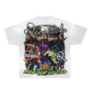 Ronaldinho Barça Tee - Greazy Tees