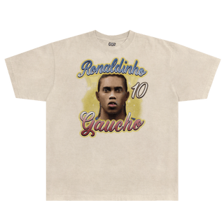 Ronaldinho Gaucho PES All - Star Tee - Greazy Tees