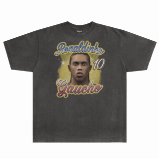 Ronaldinho Gaucho PES All - Star Tee - Greazy Tees