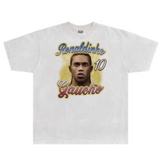 Ronaldinho Gaucho PES All - Star Tee - Greazy Tees