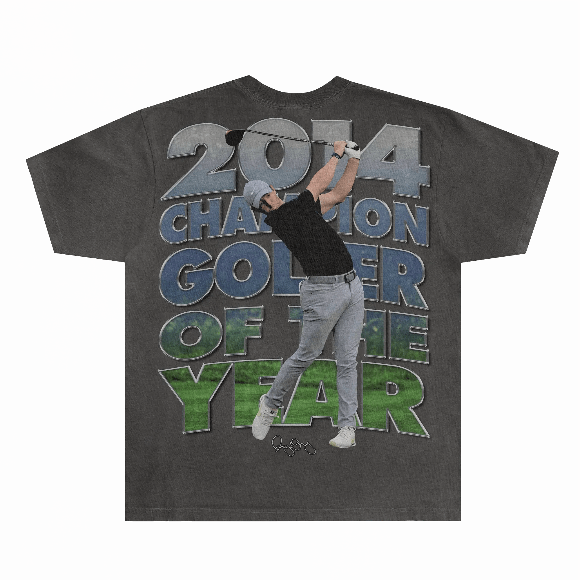 Rory McIlroy Champion Golfer Tee - Greazy Tees