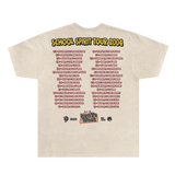 School Spirit Tour Tee - Greazy Tees