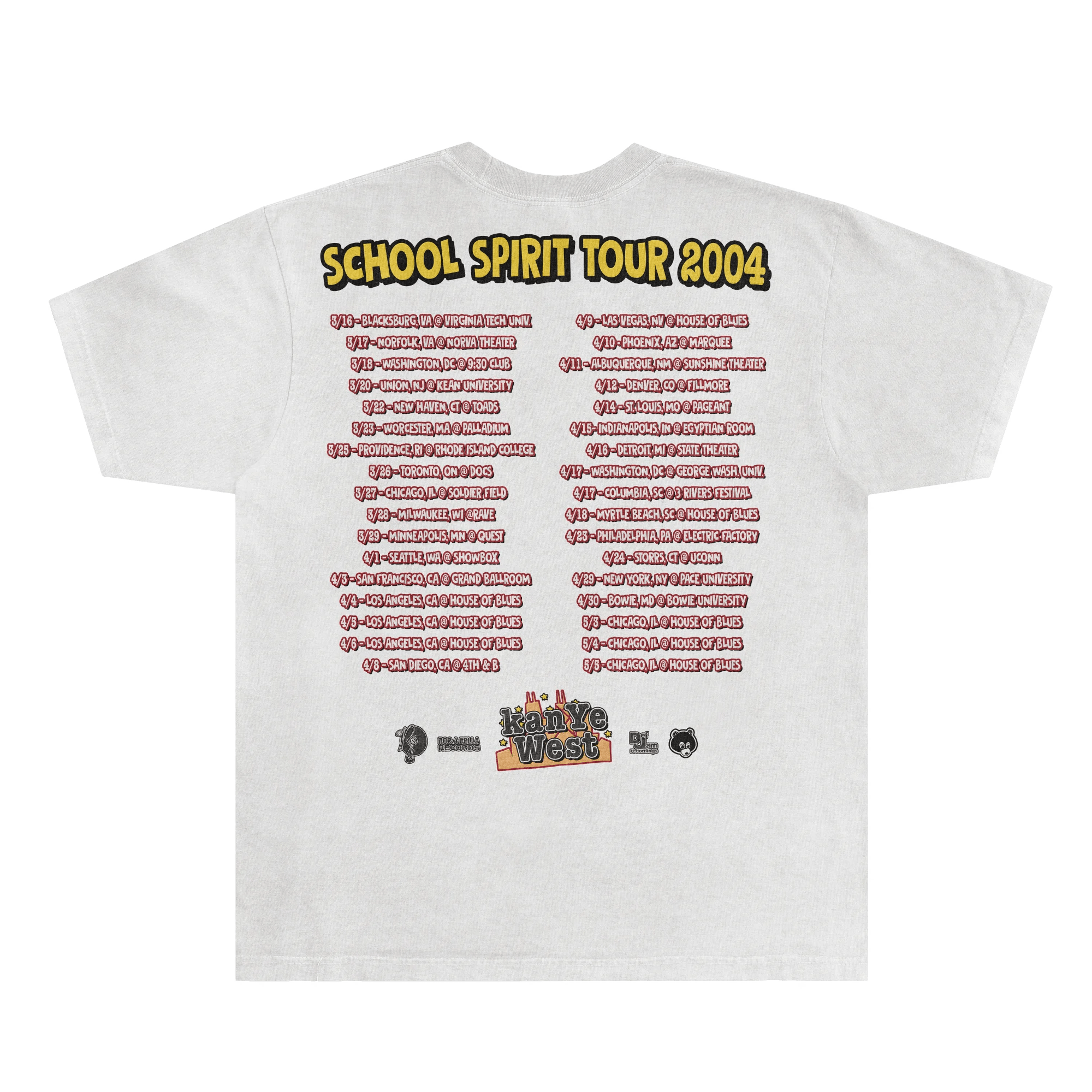 School Spirit Tour Tee - Greazy Tees