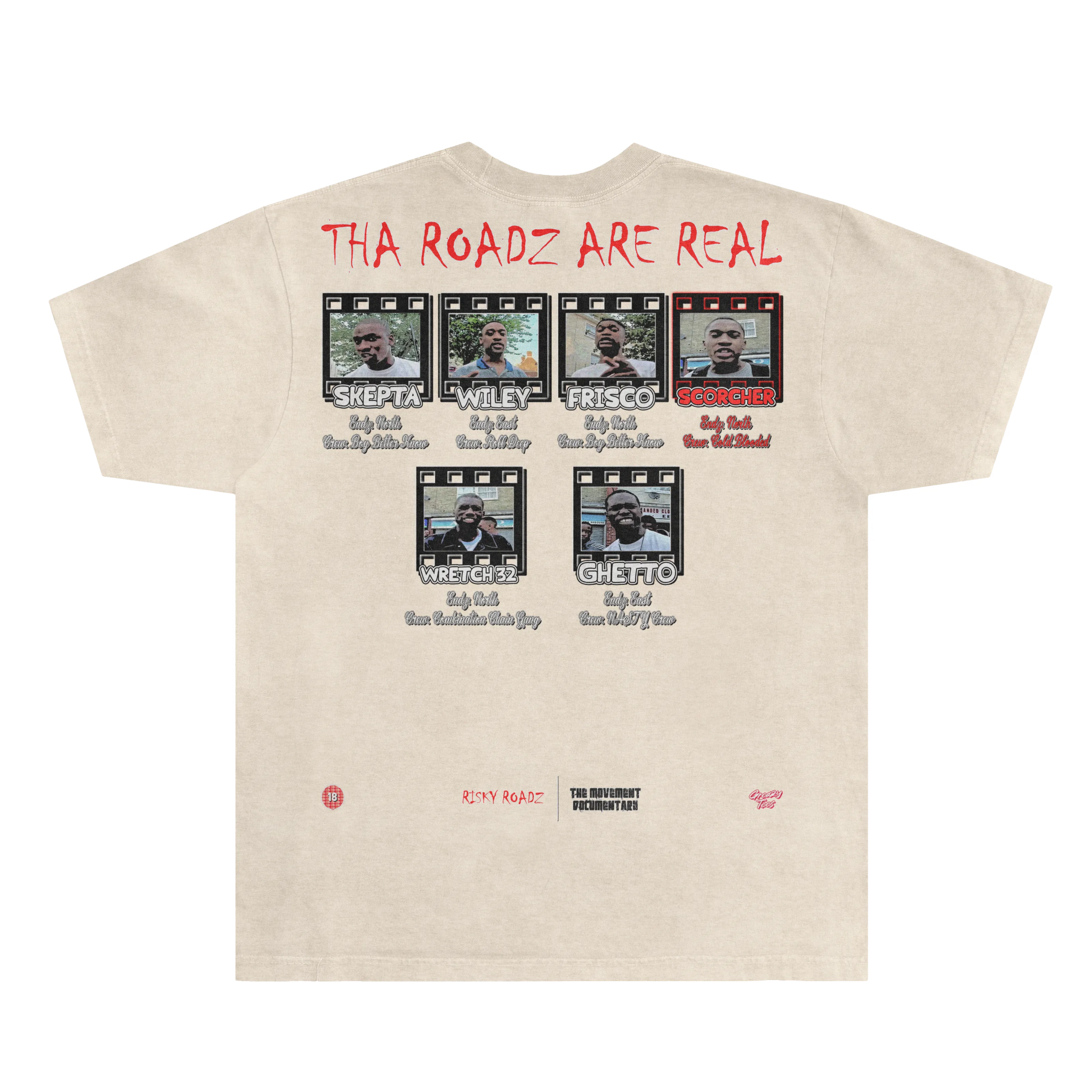 Scorcher Risky Roadz Tee - Greazy Tees