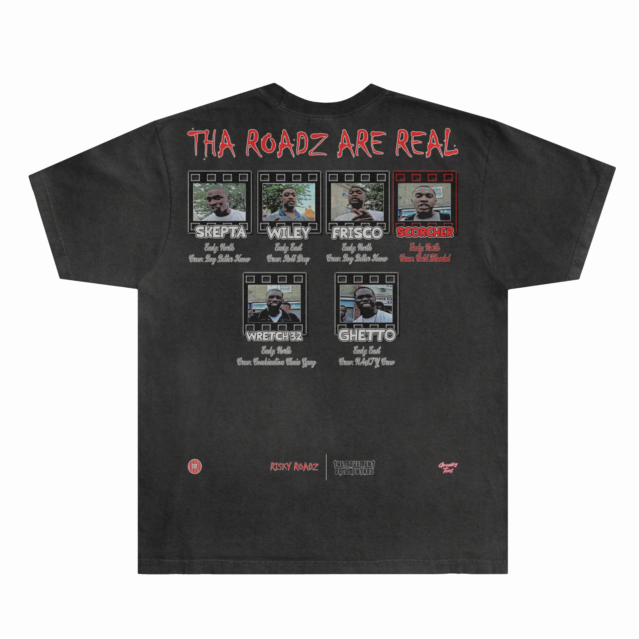Scorcher Risky Roadz Tee - Greazy Tees