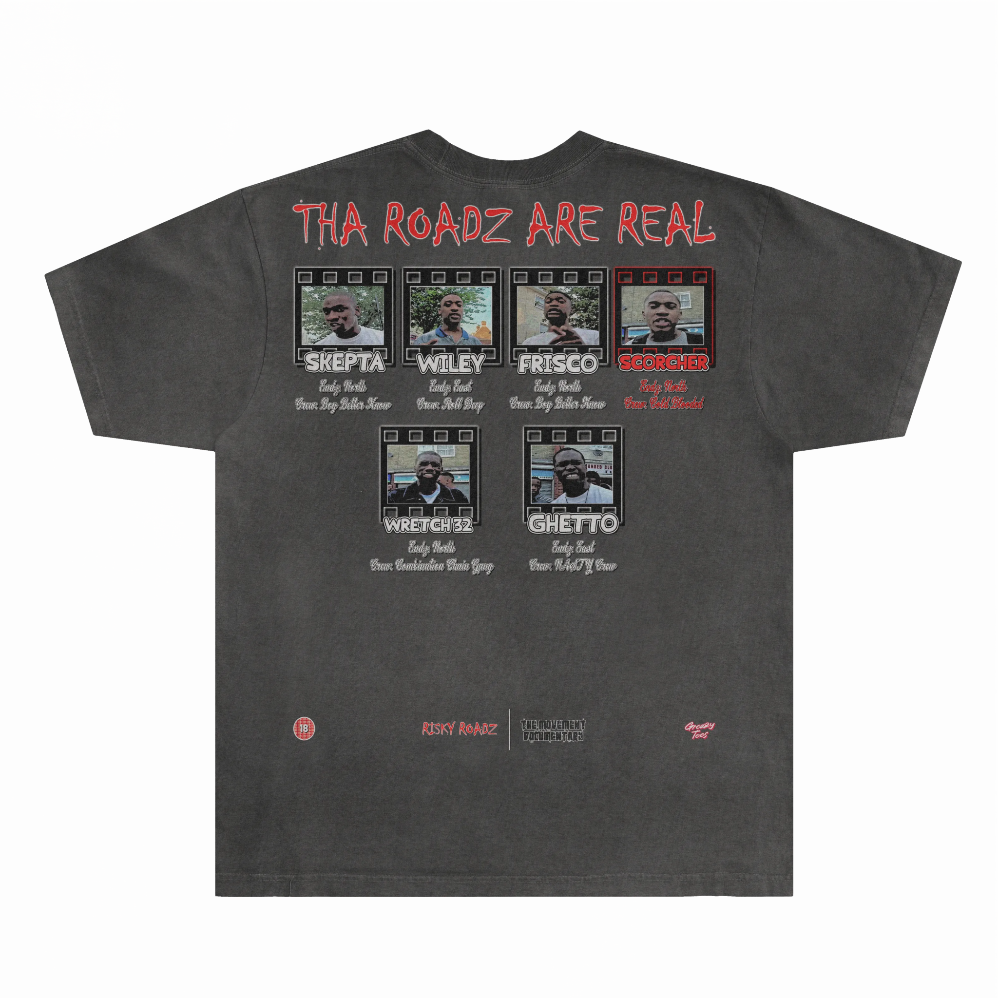 Scorcher Risky Roadz Tee - Greazy Tees