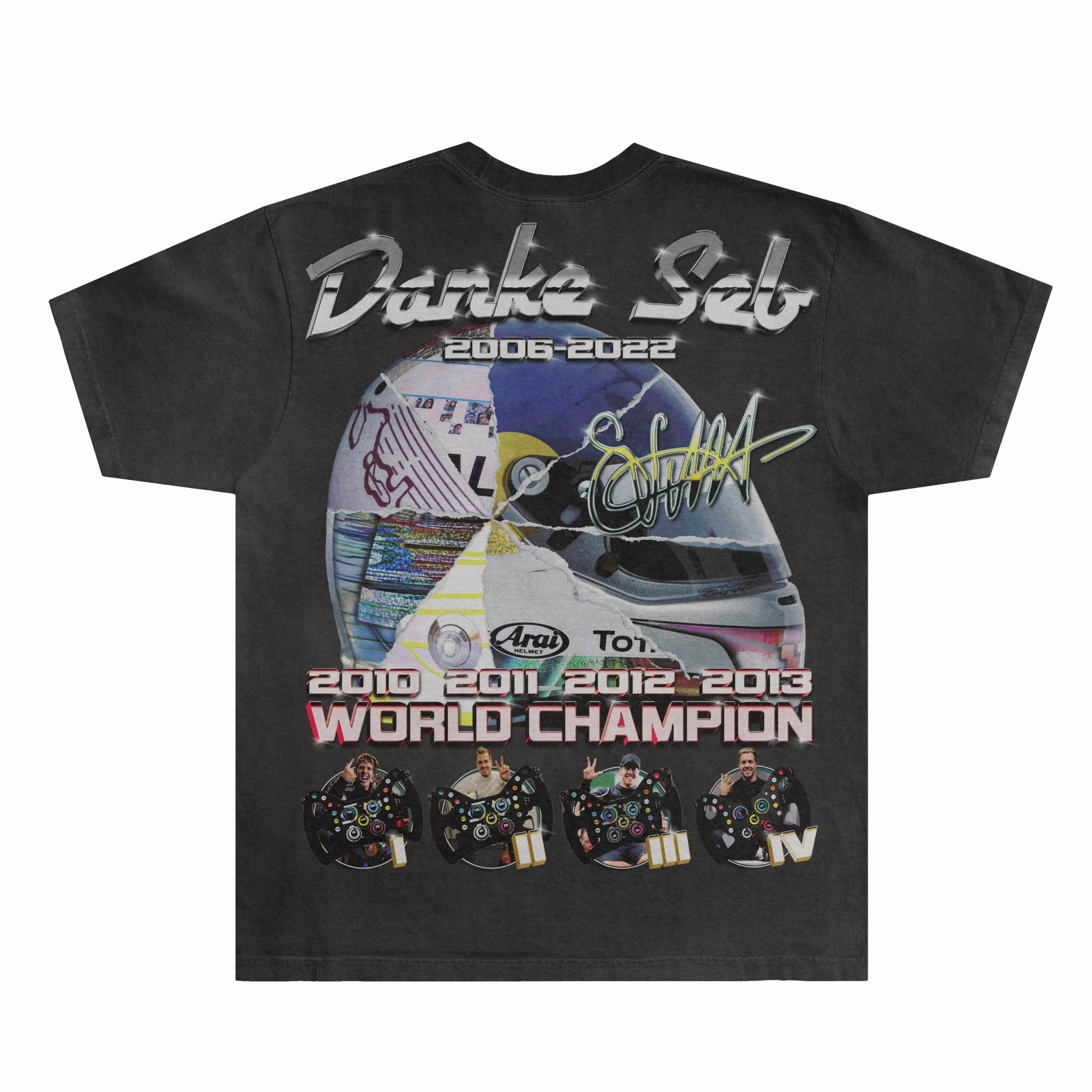 Sebastian Vettel Tee - Greazy Tees