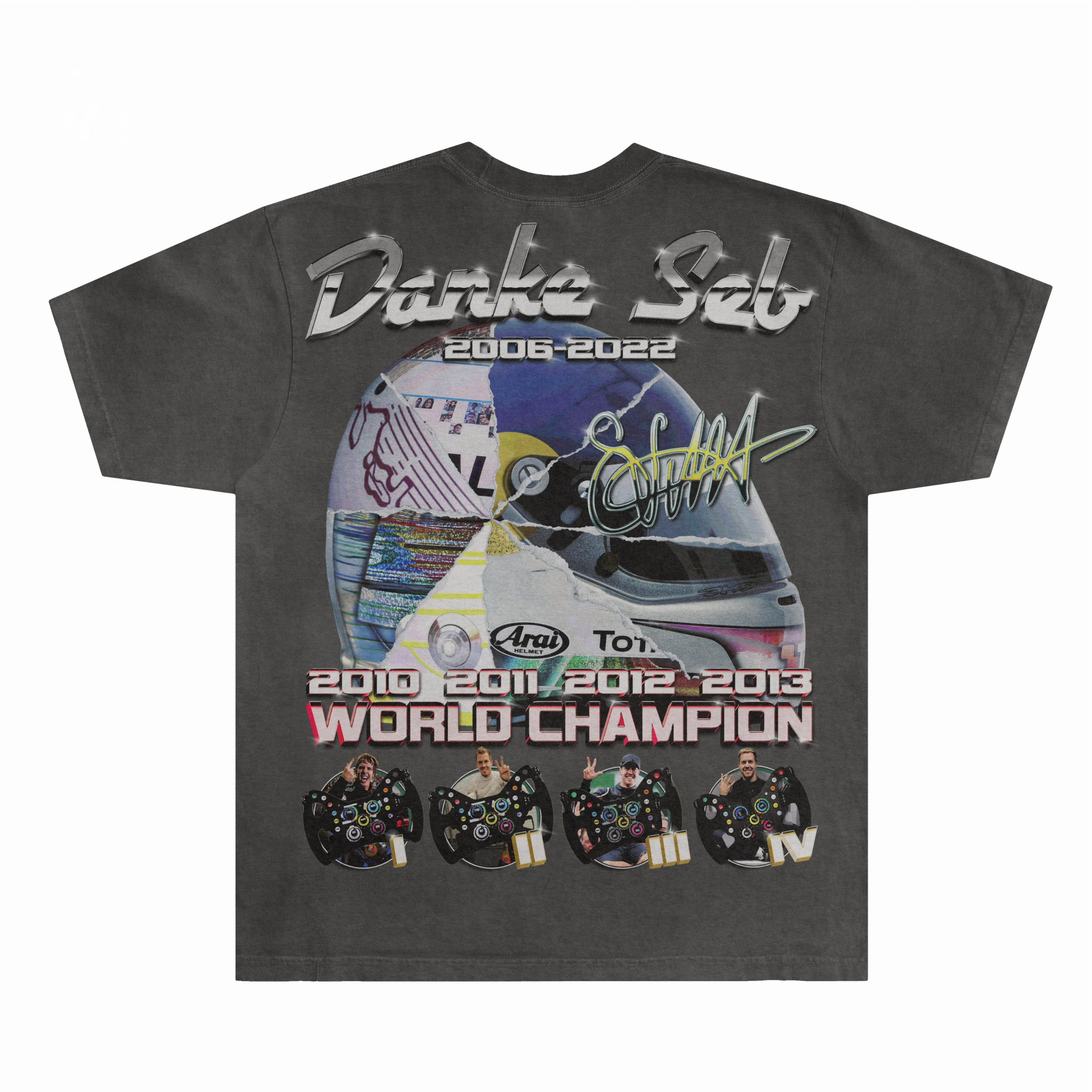 Sebastian Vettel Tee - Greazy Tees