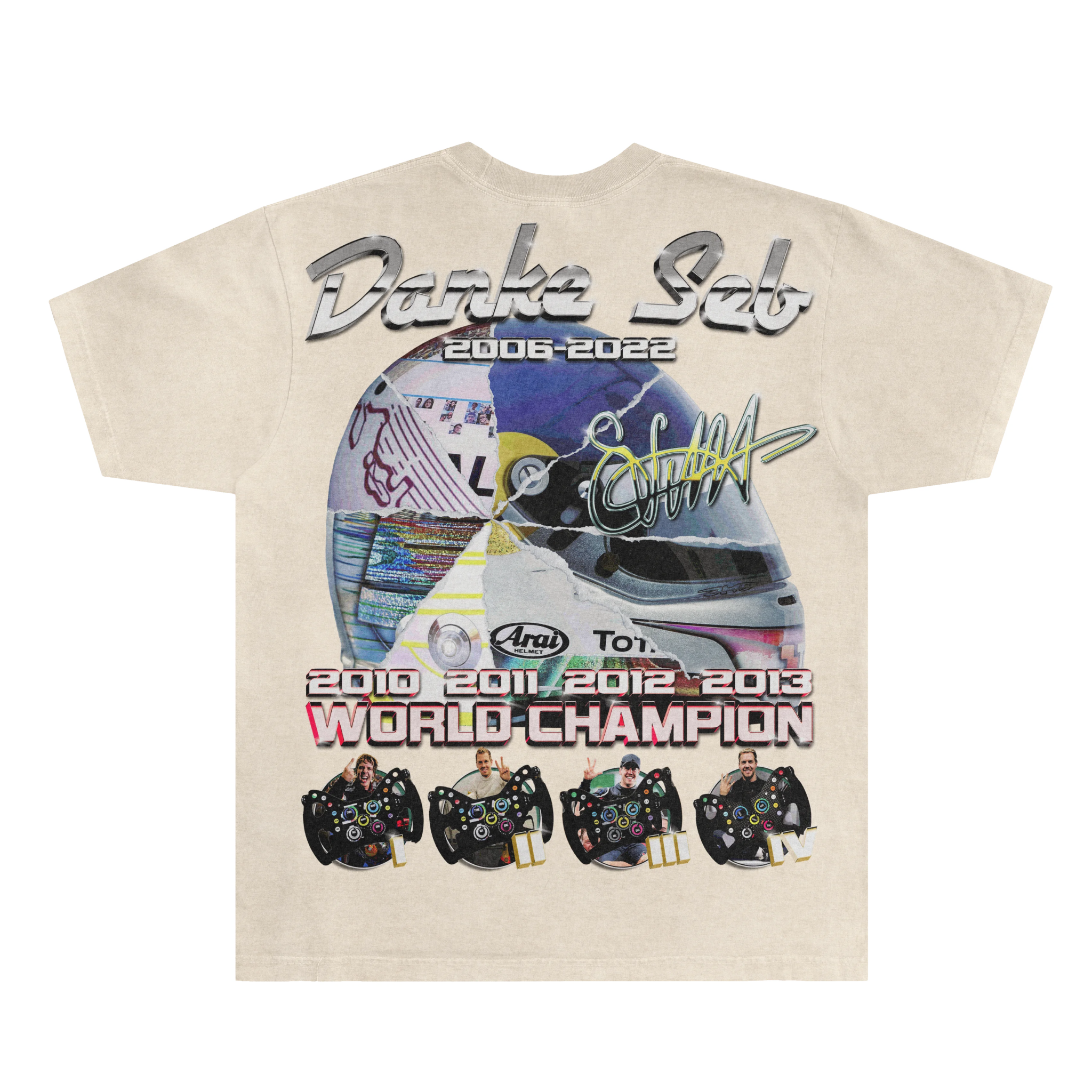 Sebastian Vettel Tee - Greazy Tees