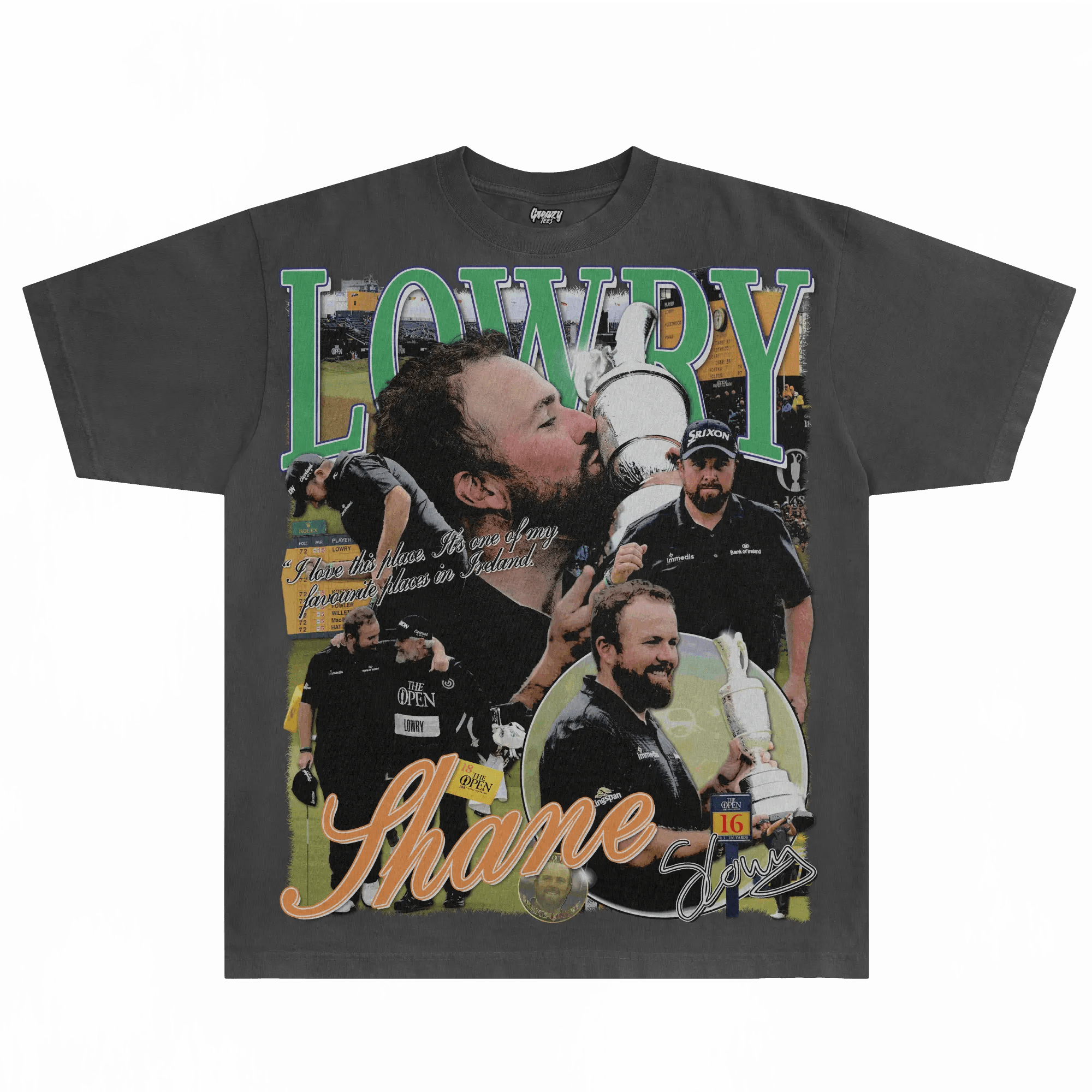Shane Lowry The Open '19 Tee - Greazy Tees