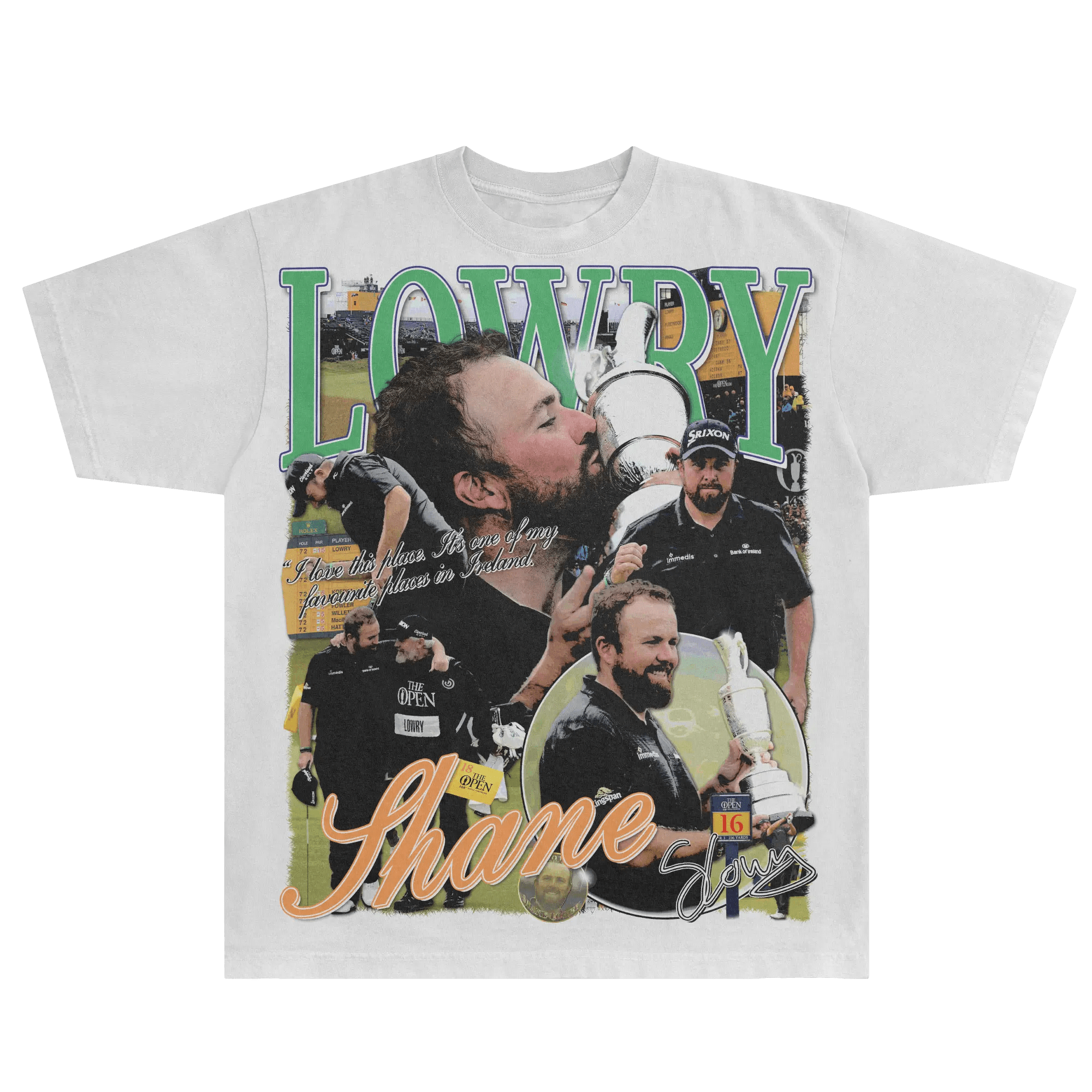 Shane Lowry The Open '19 Tee - Greazy Tees