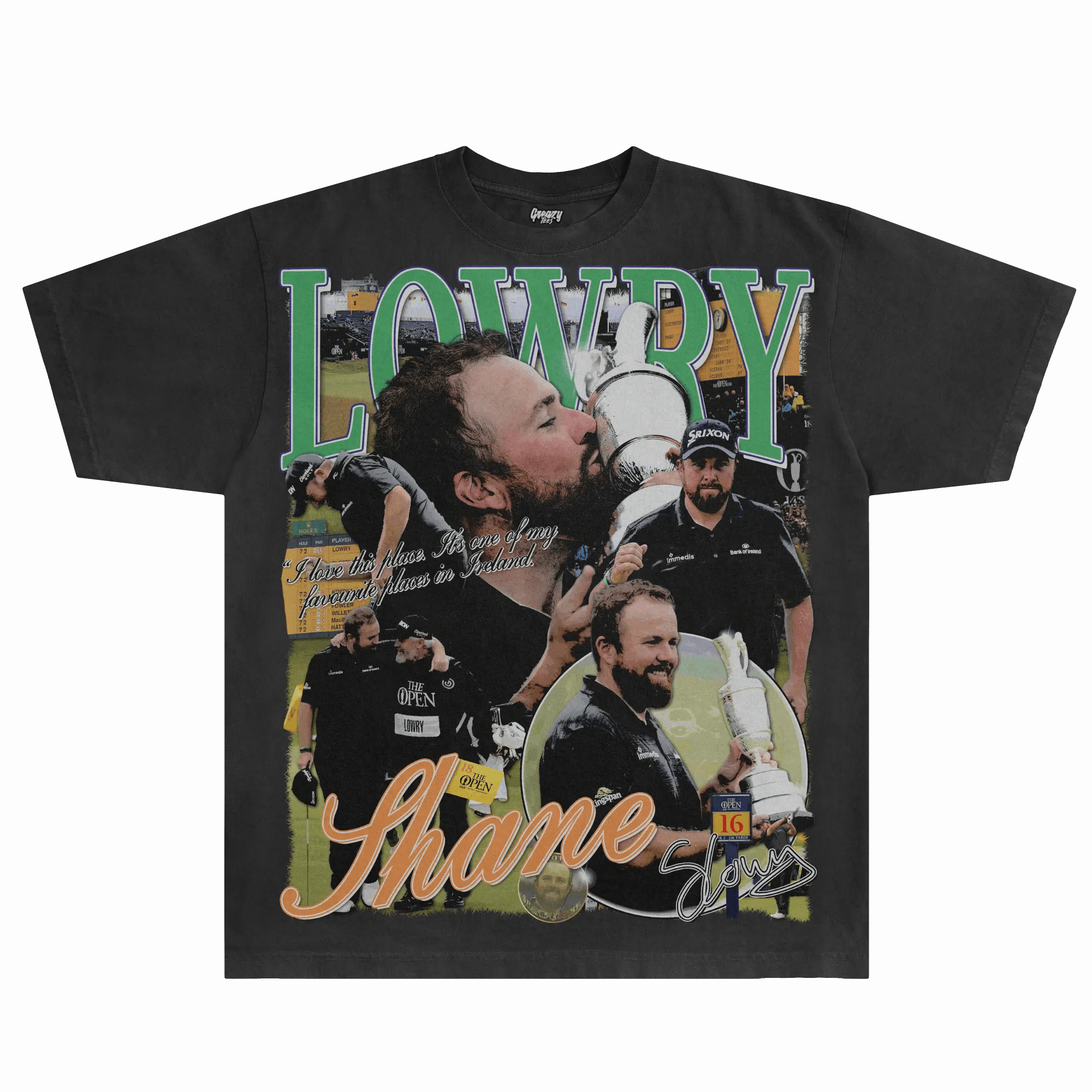 Shane Lowry The Open '19 Tee - Greazy Tees