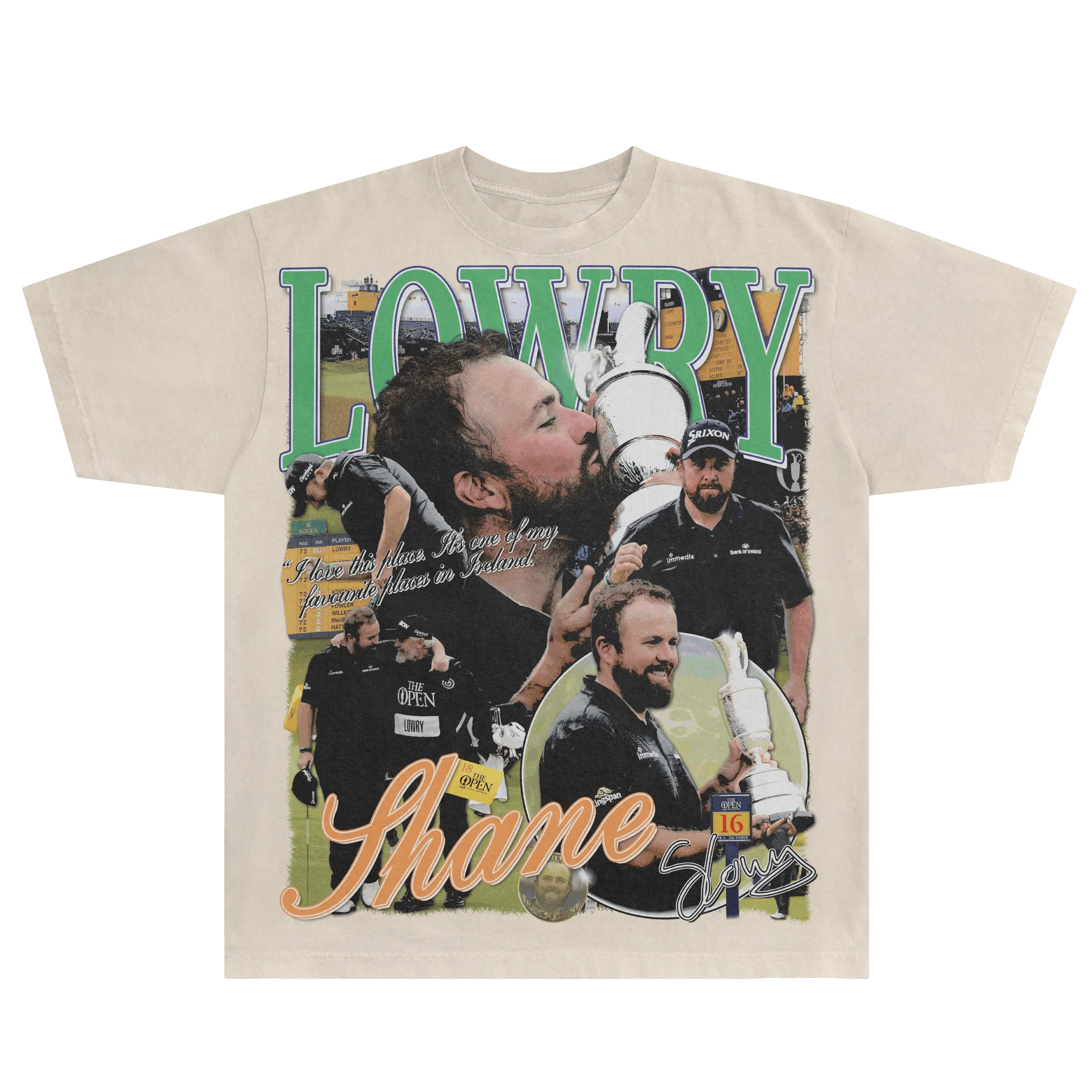 Shane Lowry The Open '19 Tee - Greazy Tees