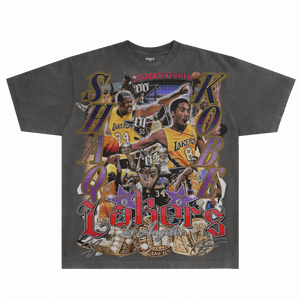 Shaq & Kobe '00 - 02 Classic Tee - Greazy Tees