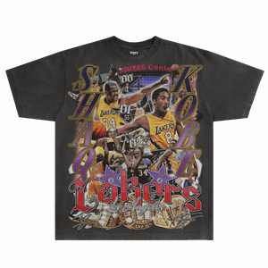 Shaq & Kobe '00 - 02 Classic Tee - Greazy Tees