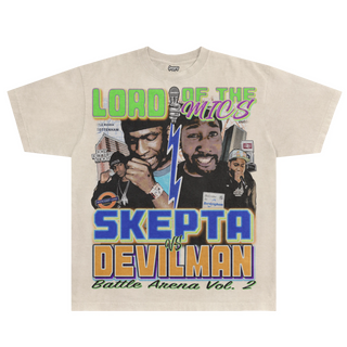 Skepta vs Devilman Lord of the Mics Tee - Greazy Tees