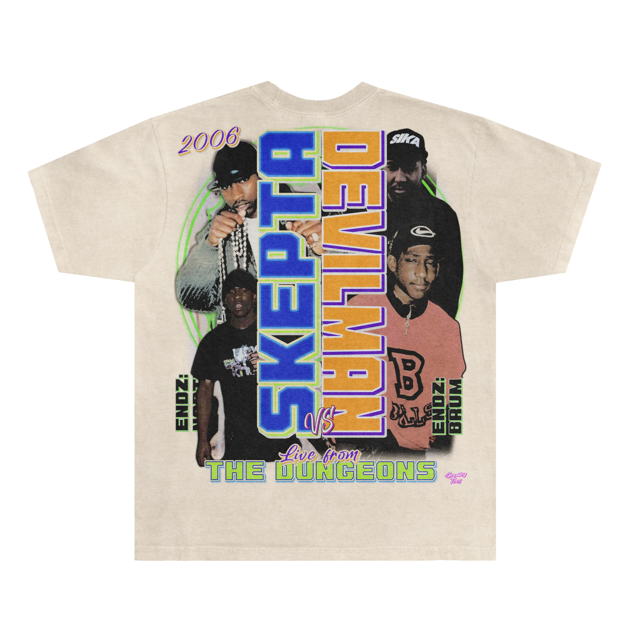 Skepta vs Devilman Lord of the Mics Tee - Greazy Tees