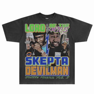 Skepta vs Devilman Lord of the Mics Tee - Greazy Tees