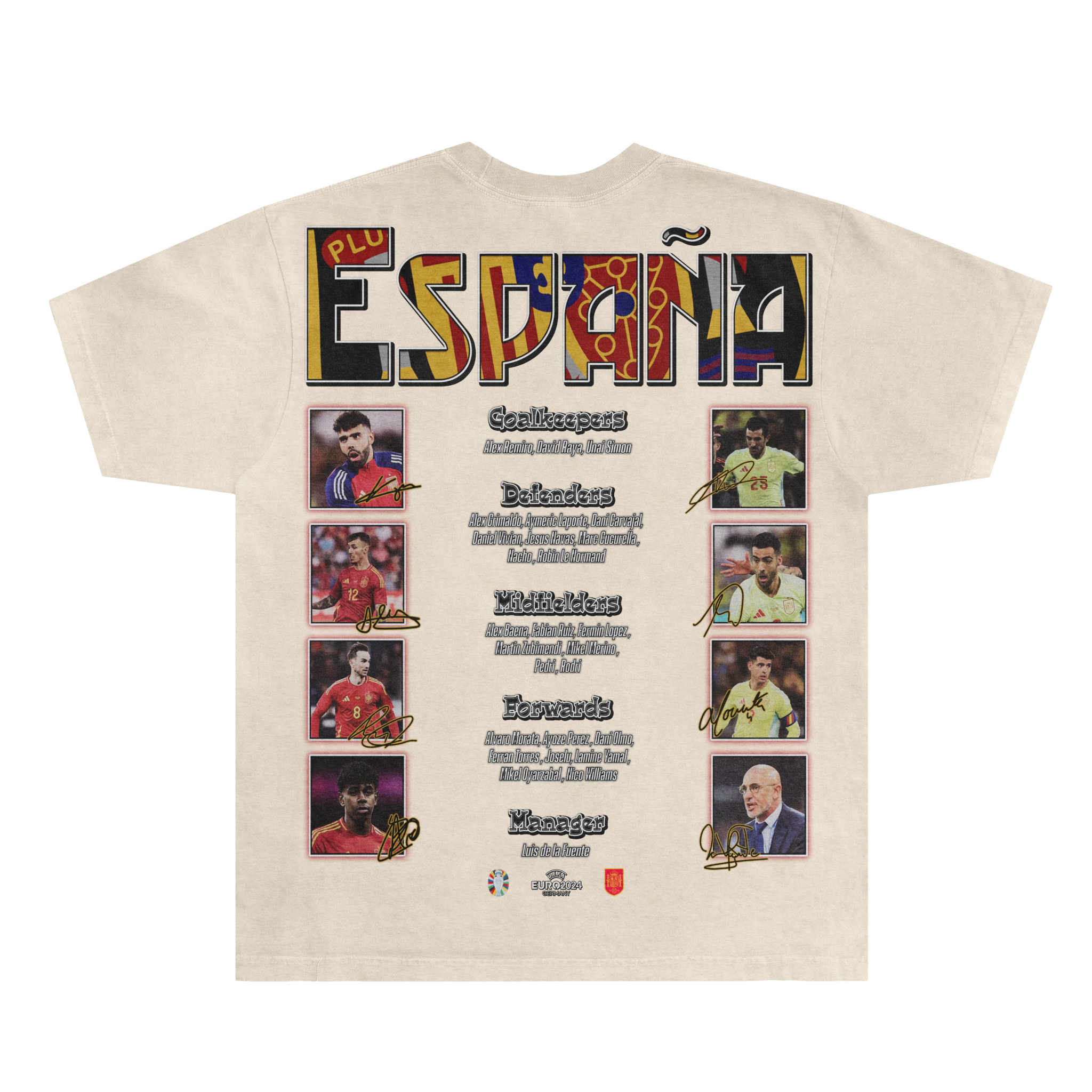 Spain Euro '24 Tee - Greazy Tees