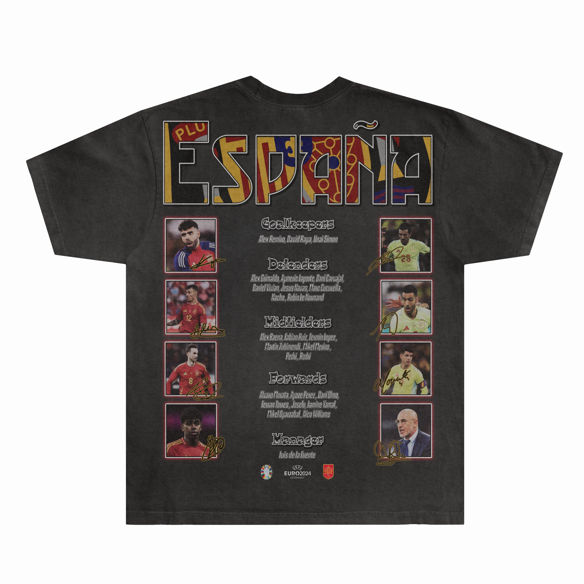 Spain Euro '24 Tee - Greazy Tees
