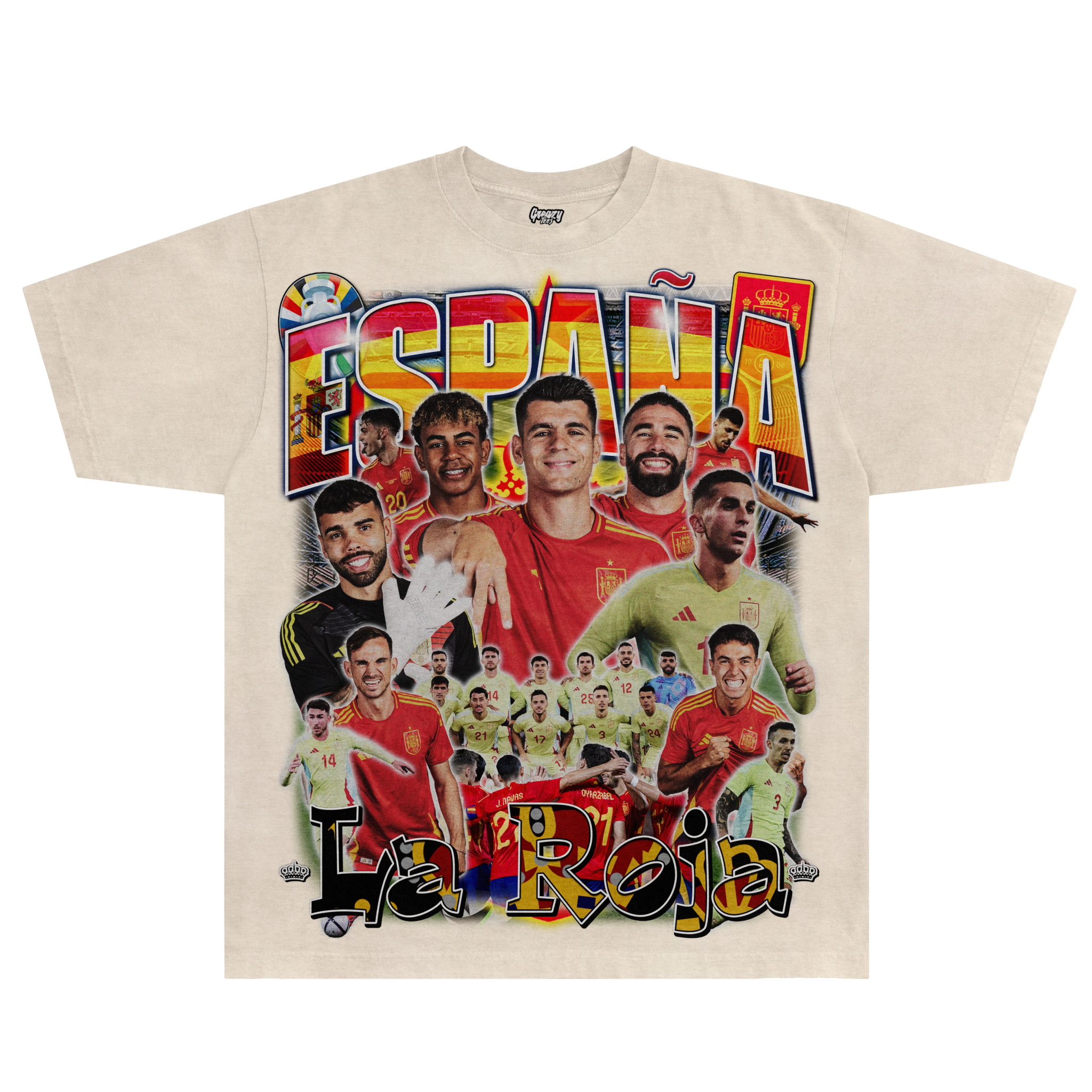 Spain Euro '24 Tee - Greazy Tees