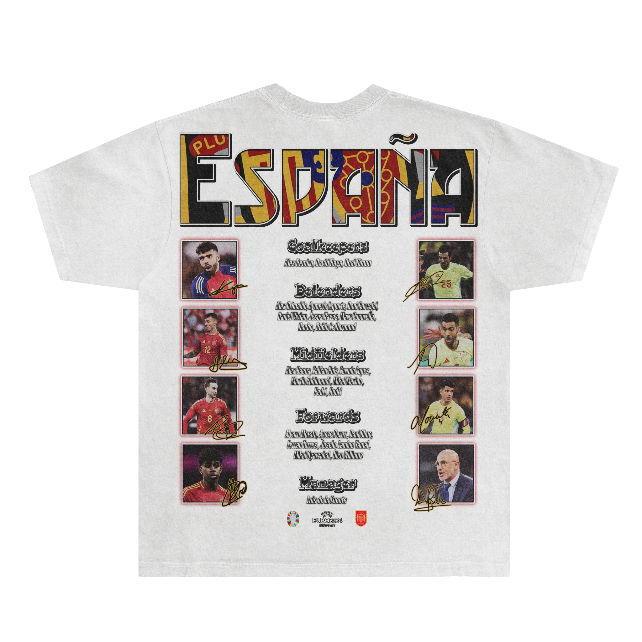Spain Euro '24 Tee - Greazy Tees