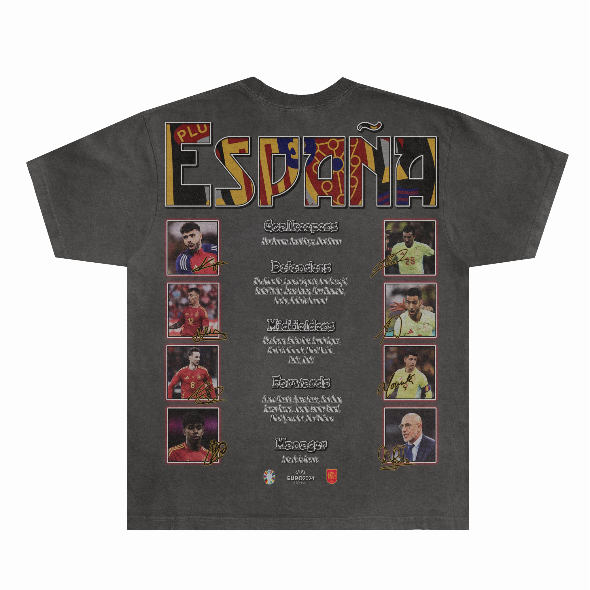Spain Euro '24 Tee - Greazy Tees