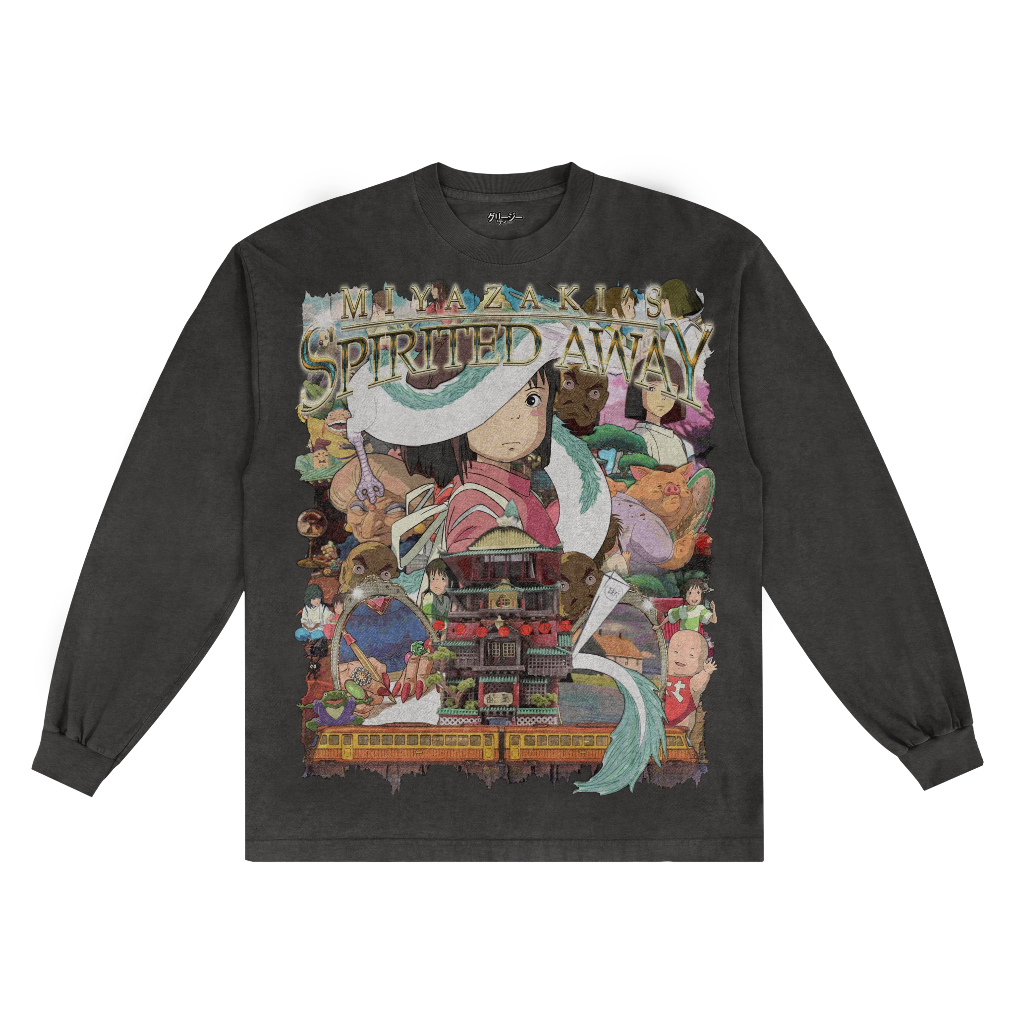 Spirited Away Long Sleeved Tee - Greazy Tees