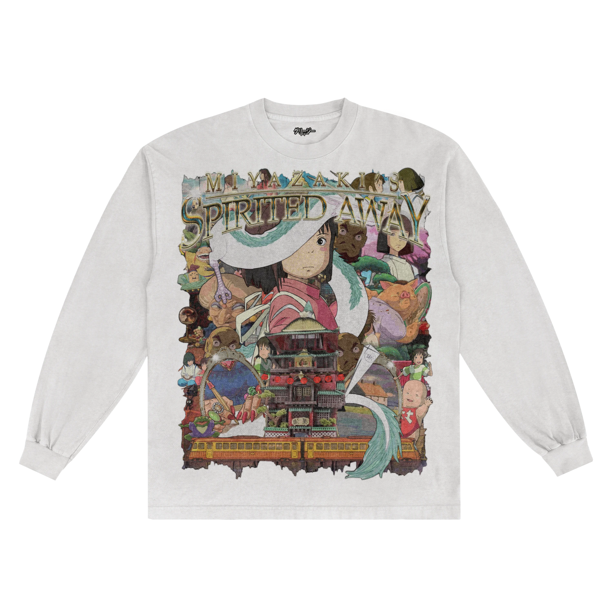 Spirited Away Long Sleeved Tee - Greazy Tees
