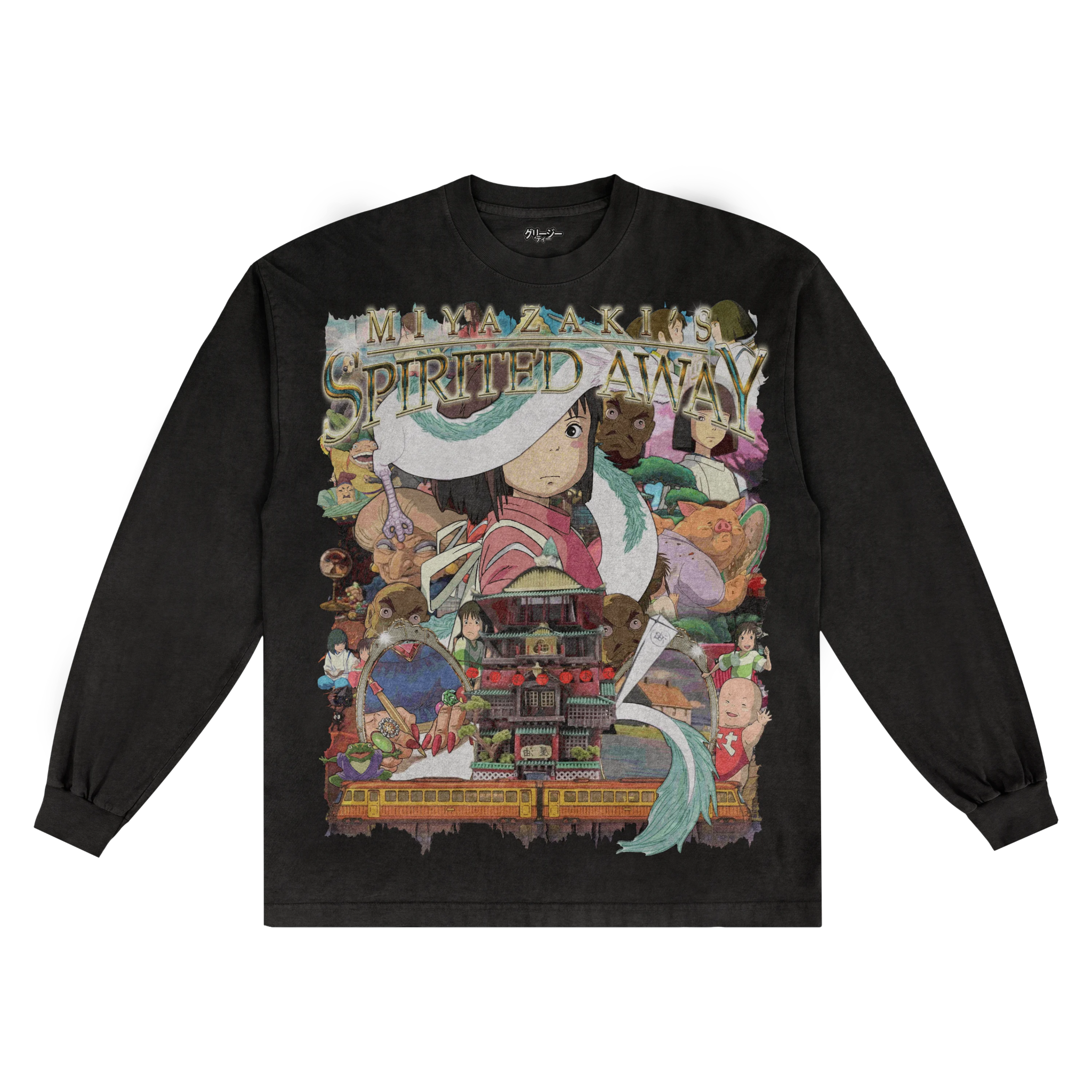 Spirited Away Long Sleeved Tee - Greazy Tees