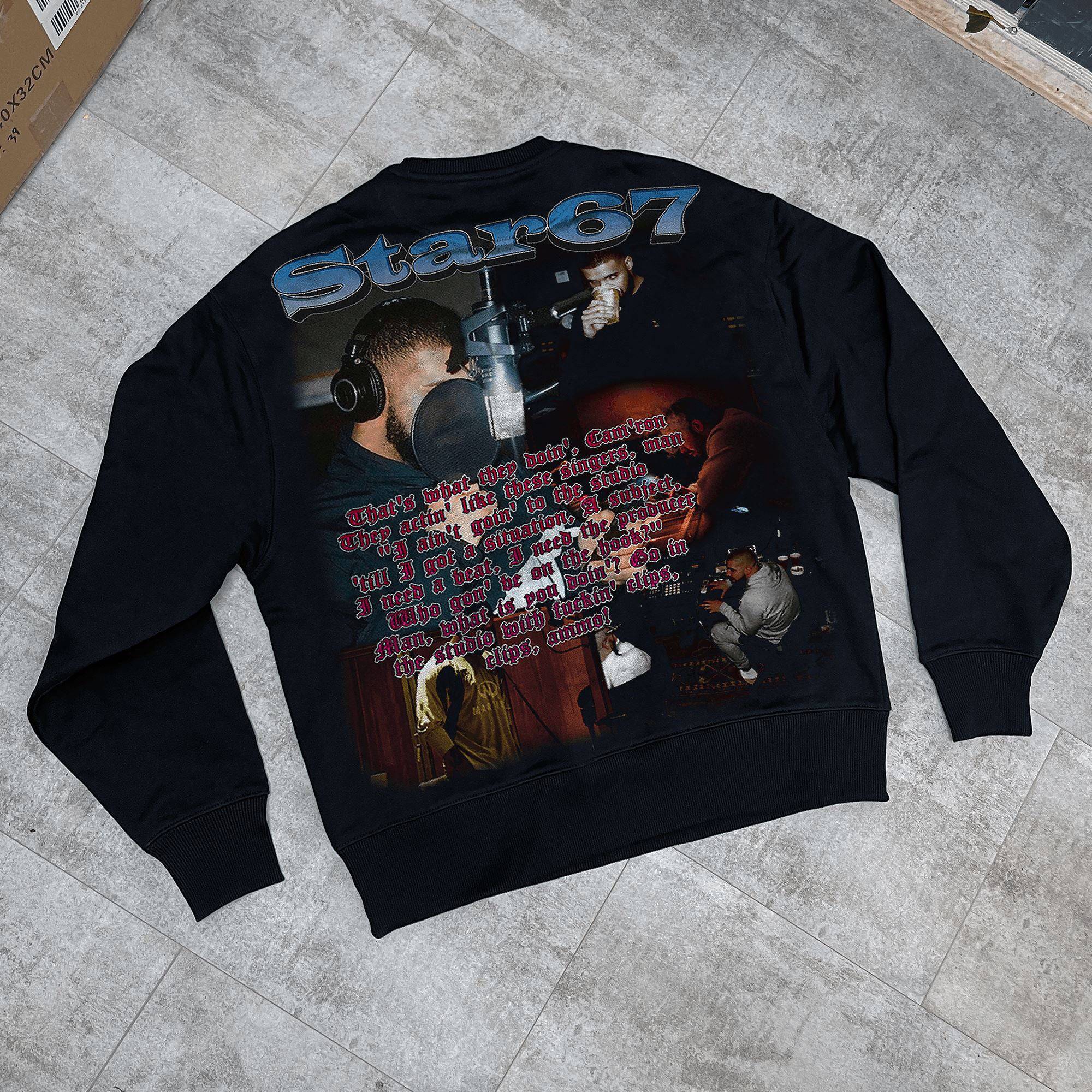 Star67 Sweatshirt - Greazy Tees