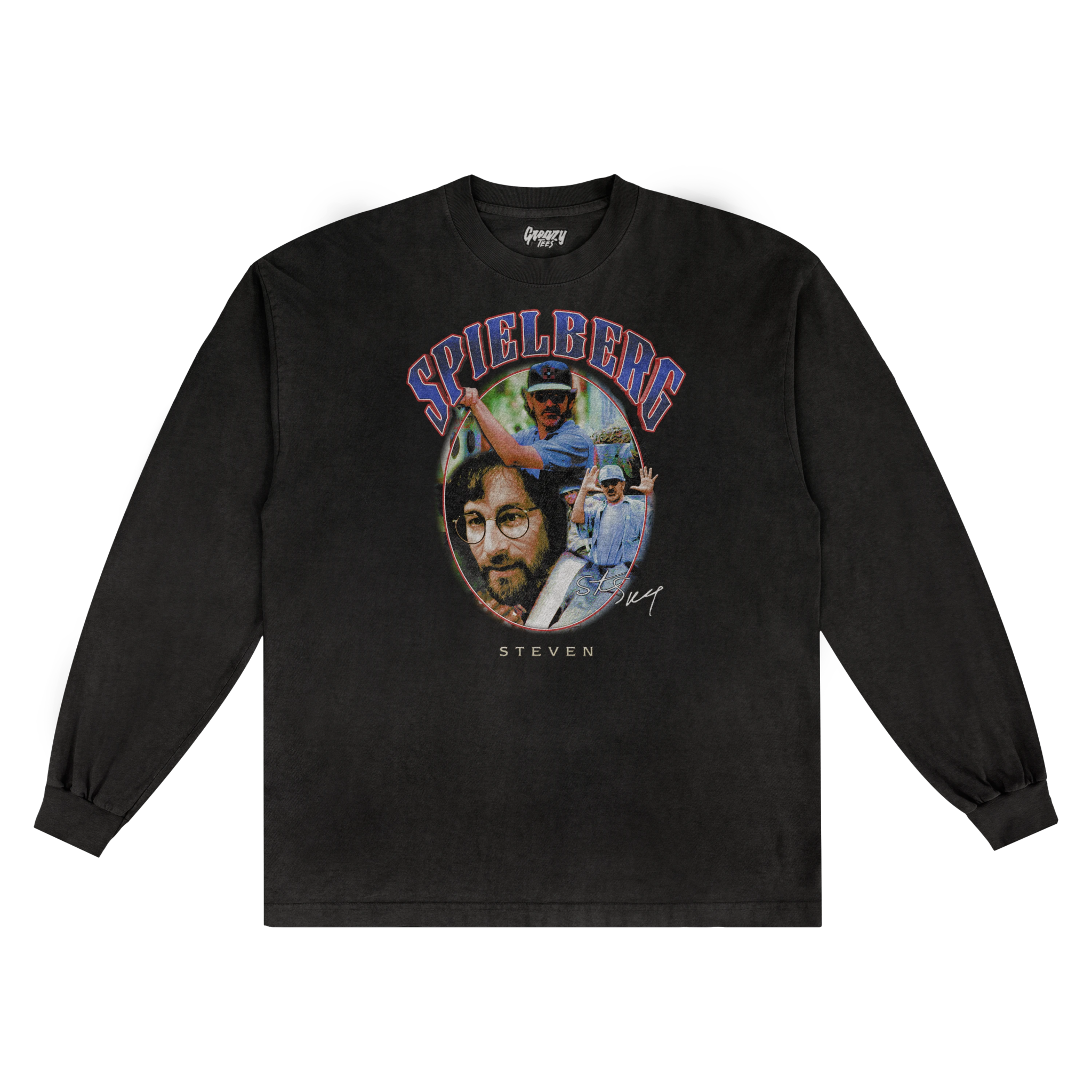Steven Spielberg Long Sleeved Tee - Greazy Tees