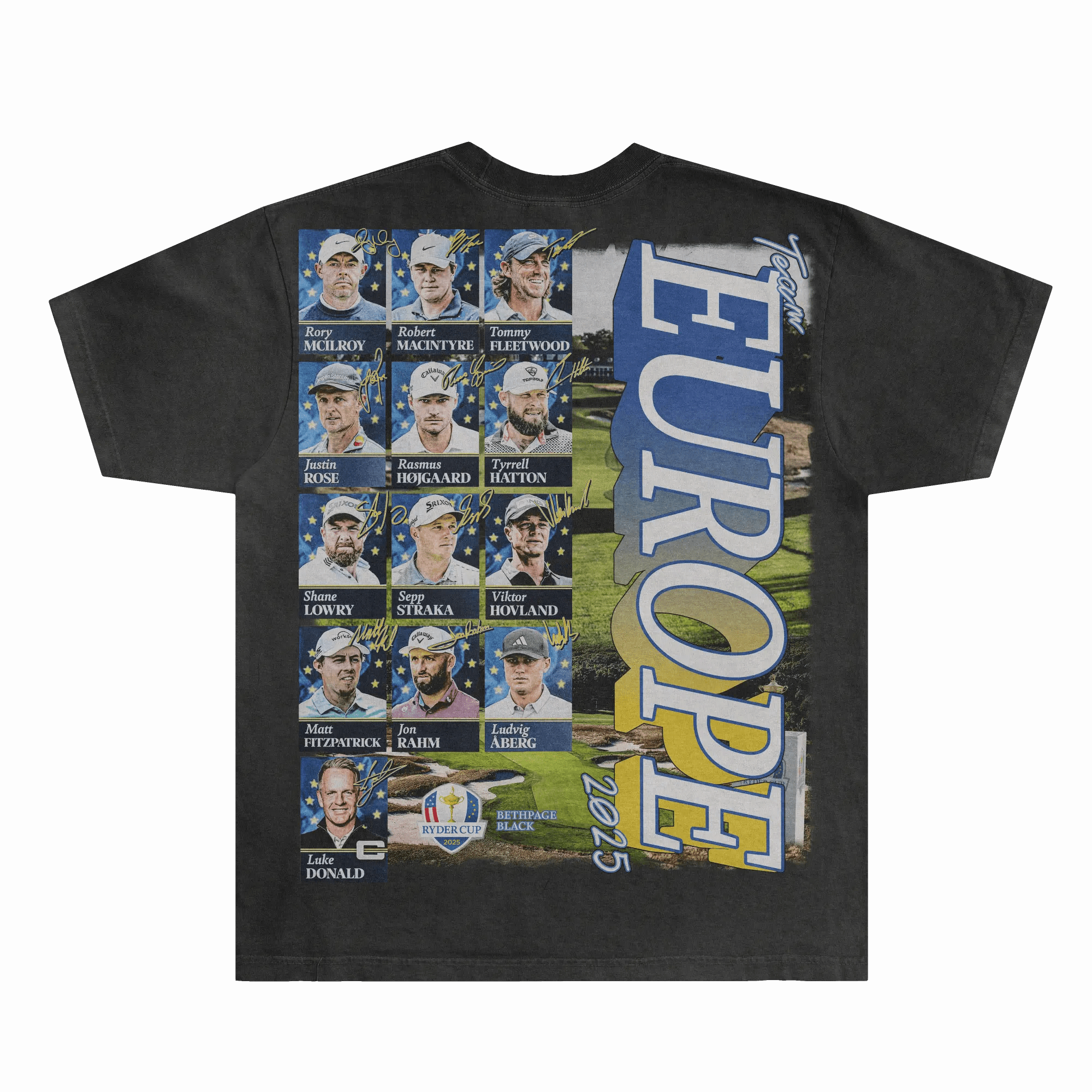 Team Europe 2025 Ryder Cup Tee - Greazy Tees
