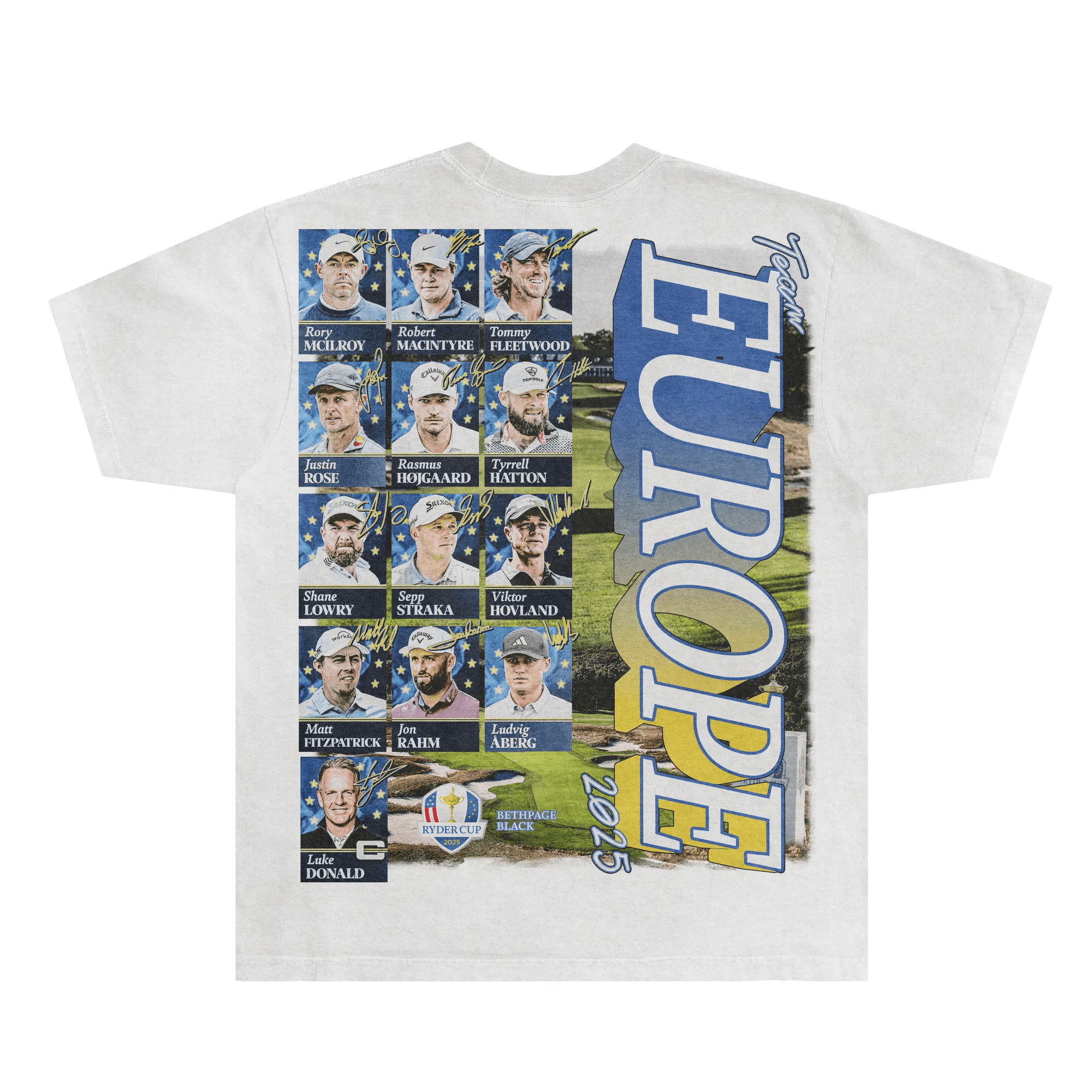 Team Europe 2025 Ryder Cup Tee - Greazy Tees