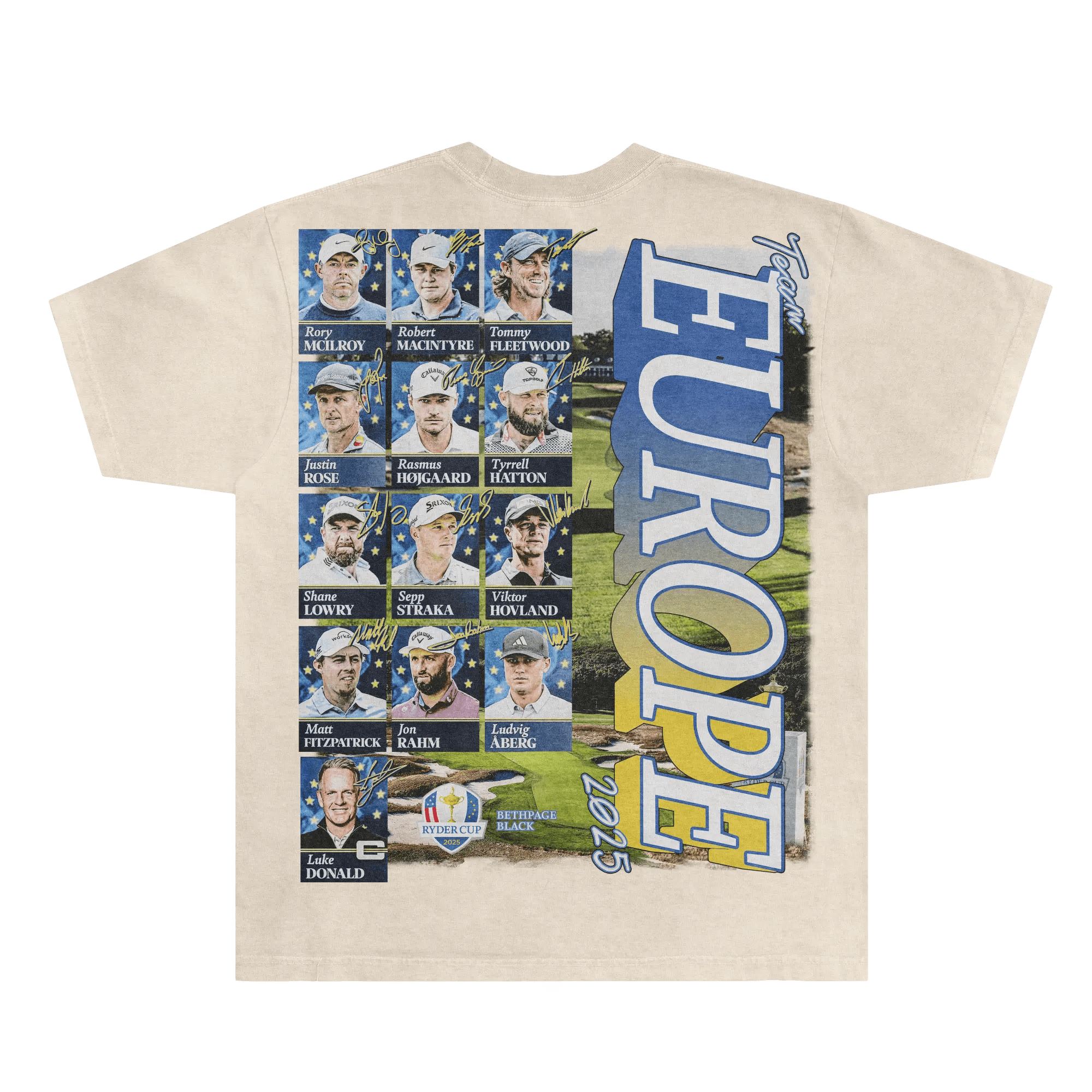 Team Europe 2025 Ryder Cup Tee - Greazy Tees
