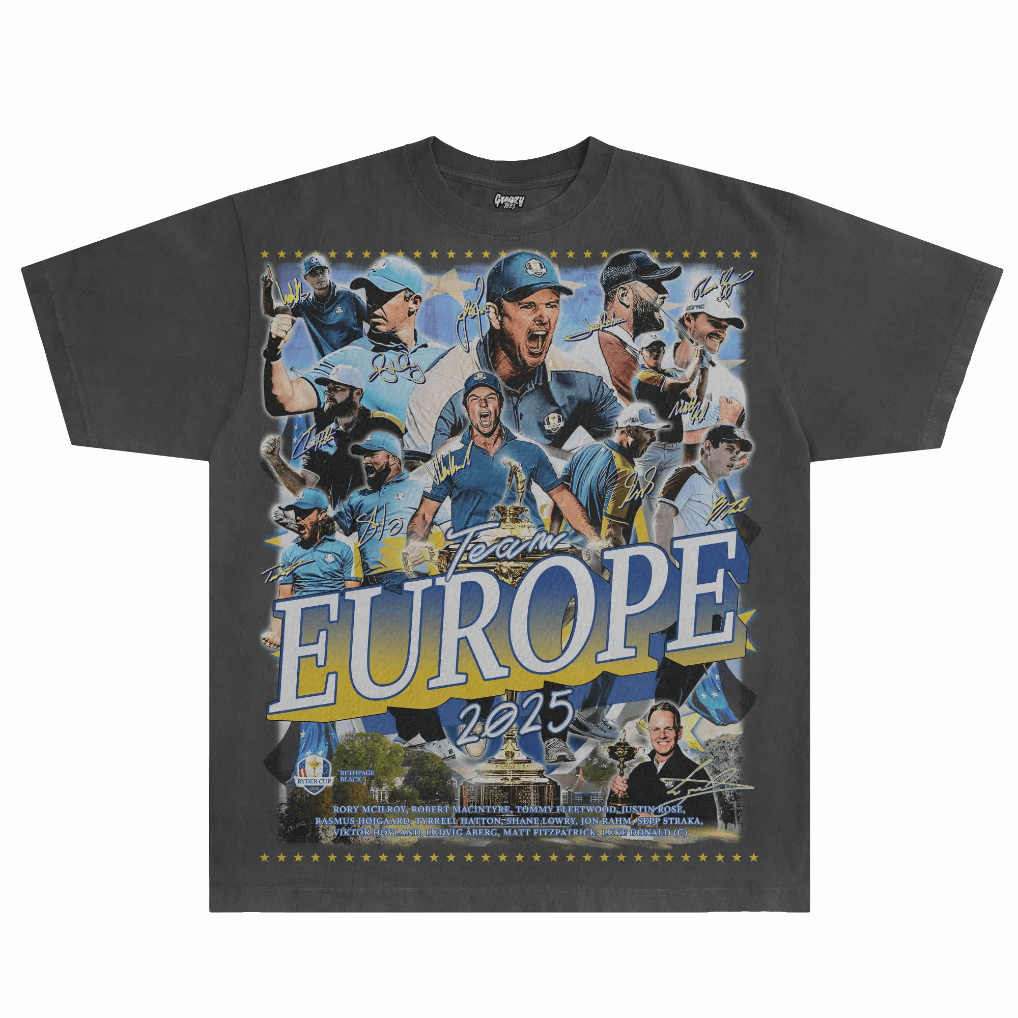 Team Europe 2025 Ryder Cup Tee - Greazy Tees
