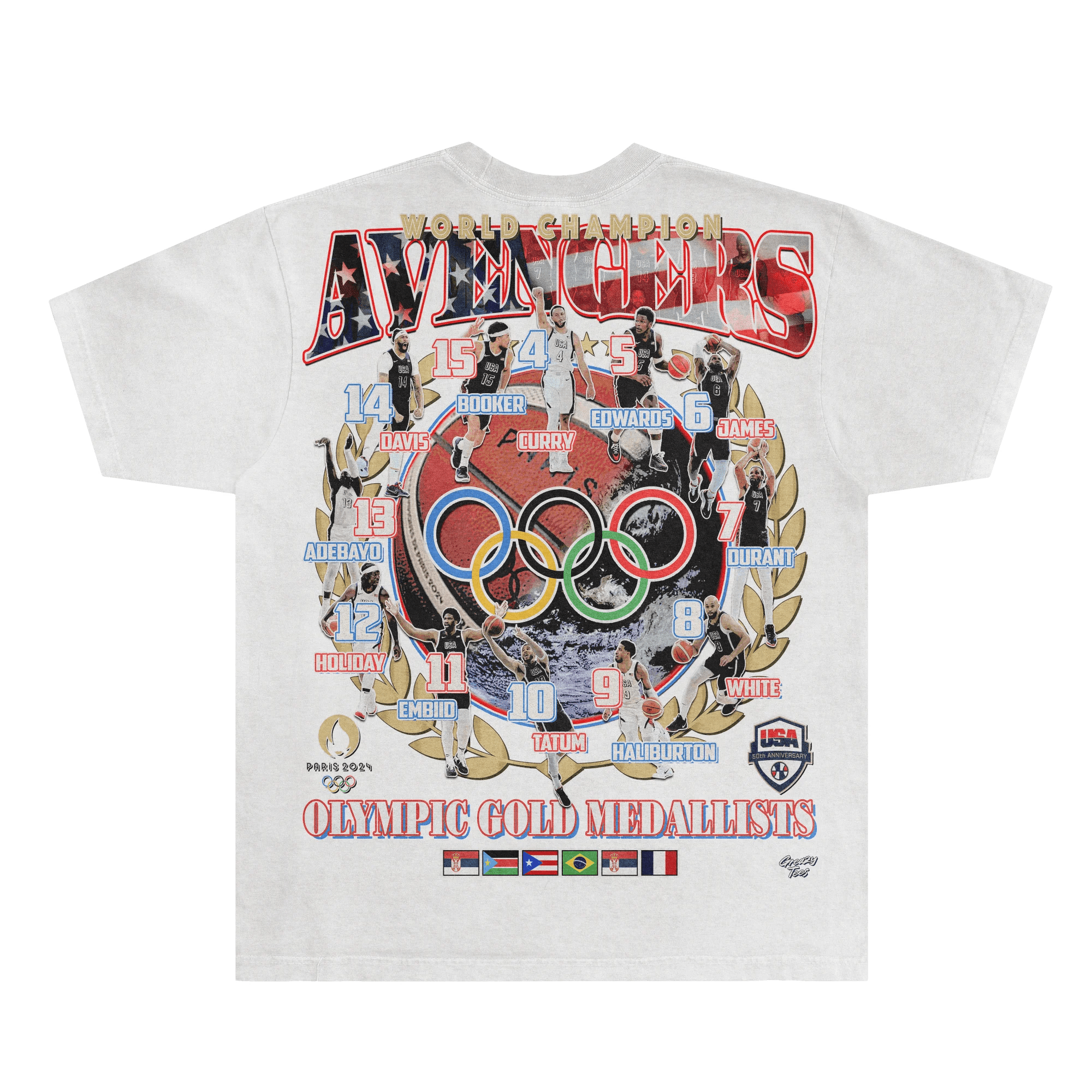 Team USA Avengers '24 Tee - Greazy Tees