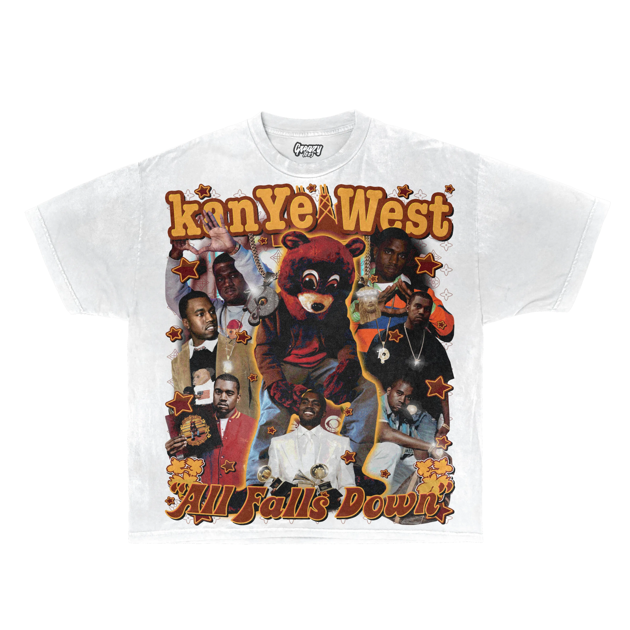 The College Dropout Tee Tee Greazy Tees XS White 