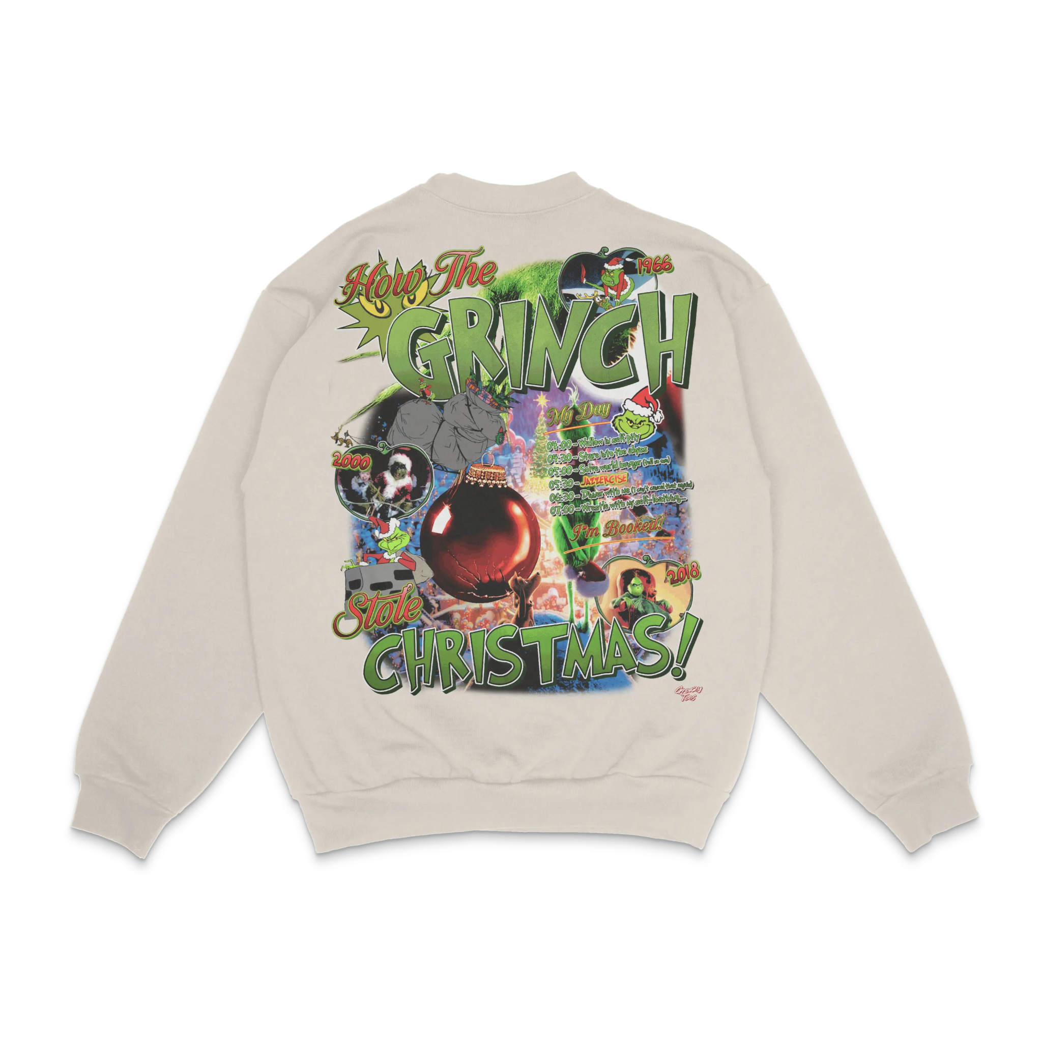 The Grinch Christmas Crewneck Sweatshirt - Greazy Tees