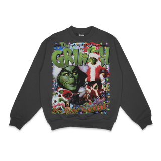 The Grinch Christmas Crewneck Sweatshirt - Greazy Tees