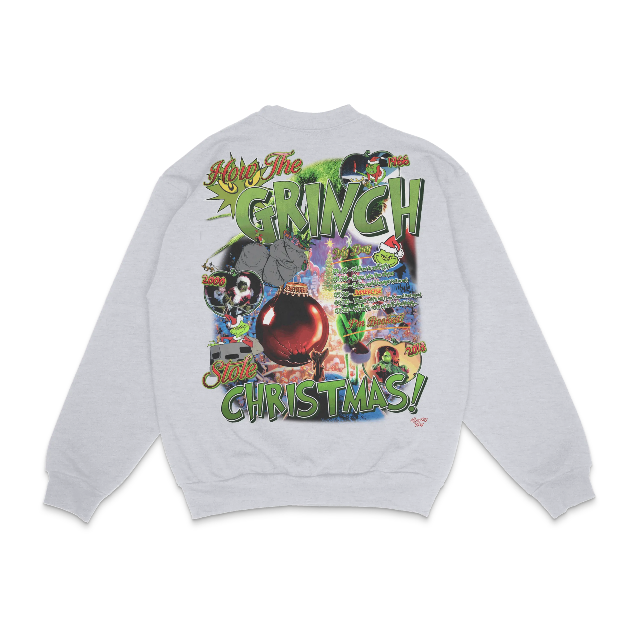 The Grinch Christmas Crewneck Sweatshirt - Greazy Tees
