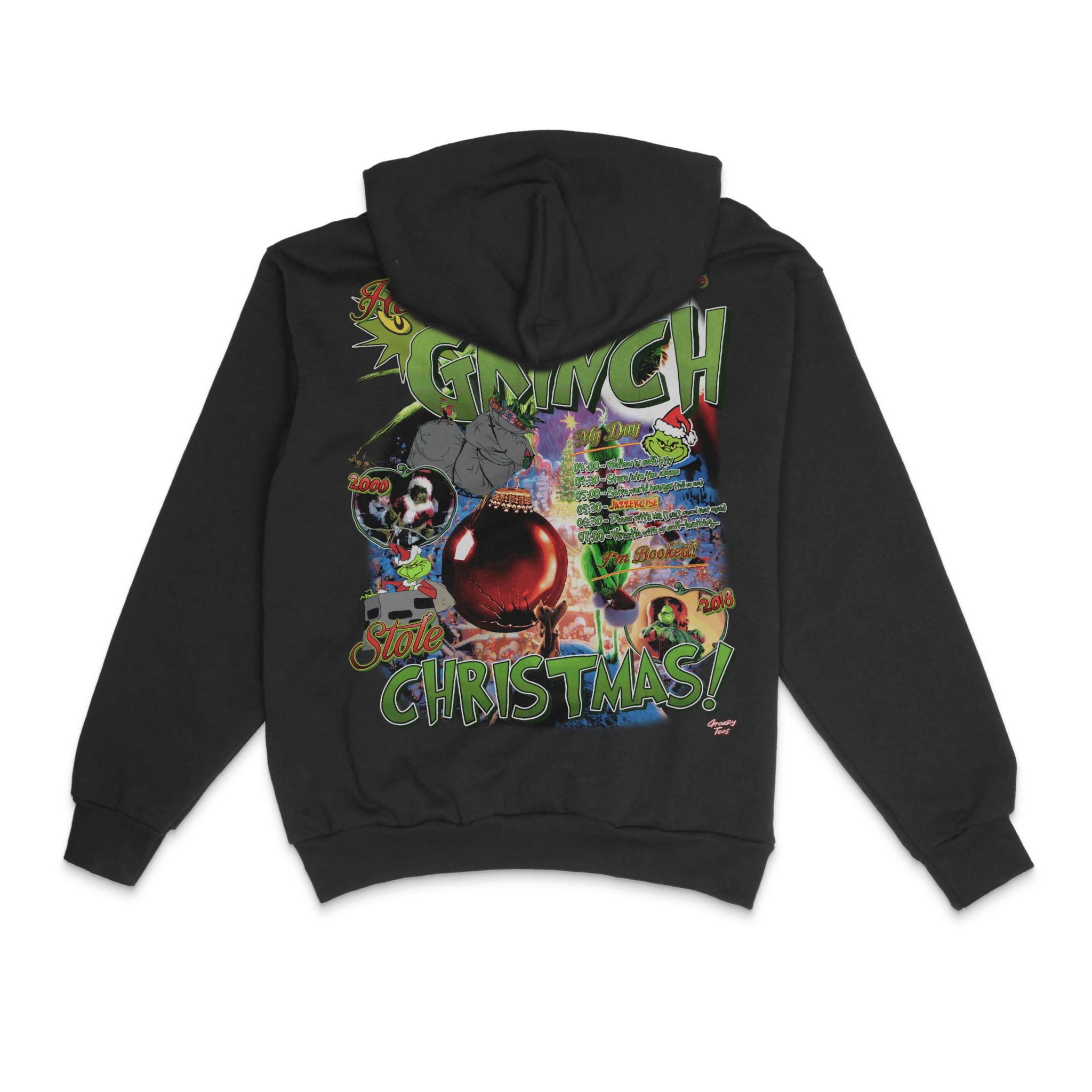 The Grinch Christmas Hoody - Greazy Tees