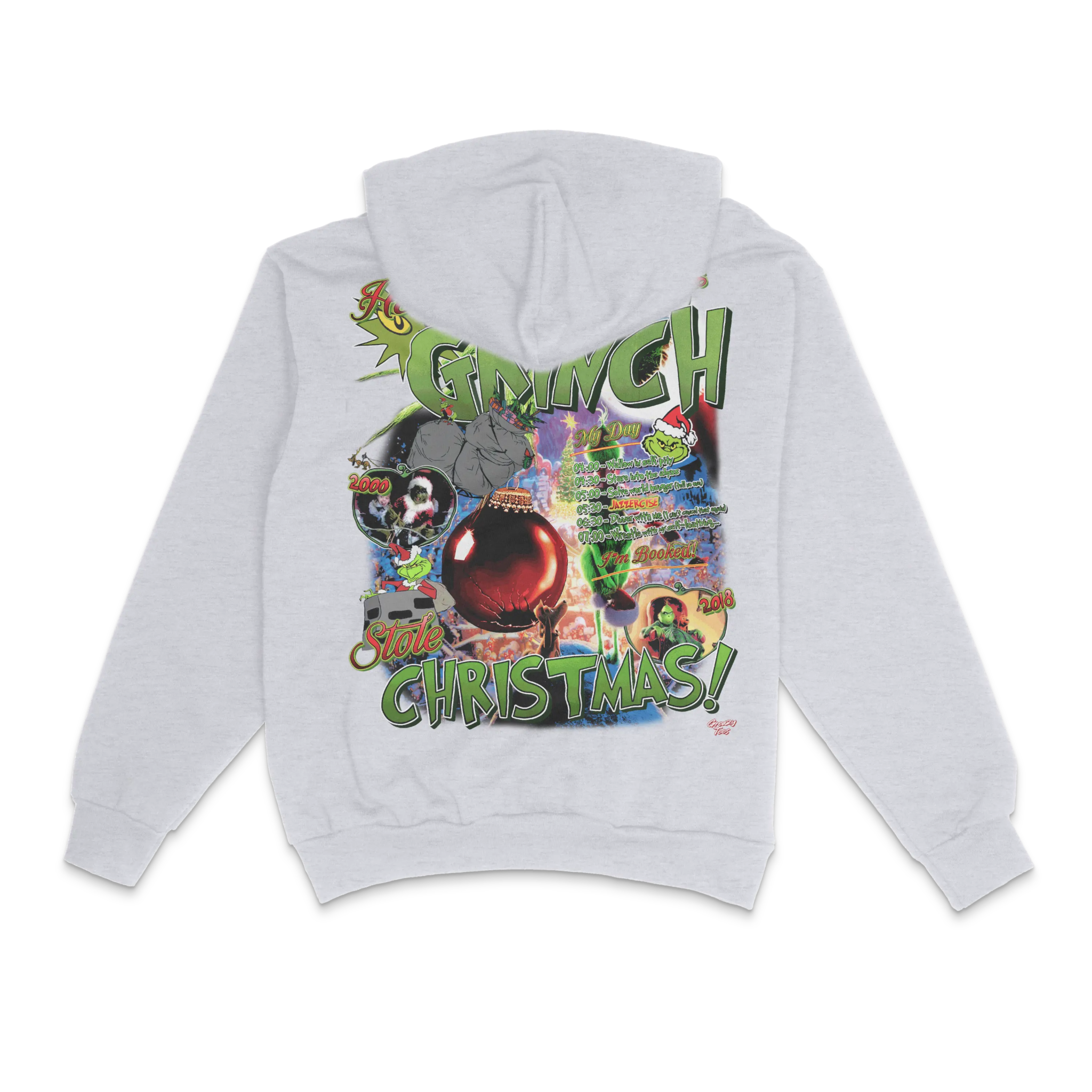 The Grinch Christmas Hoody - Greazy Tees