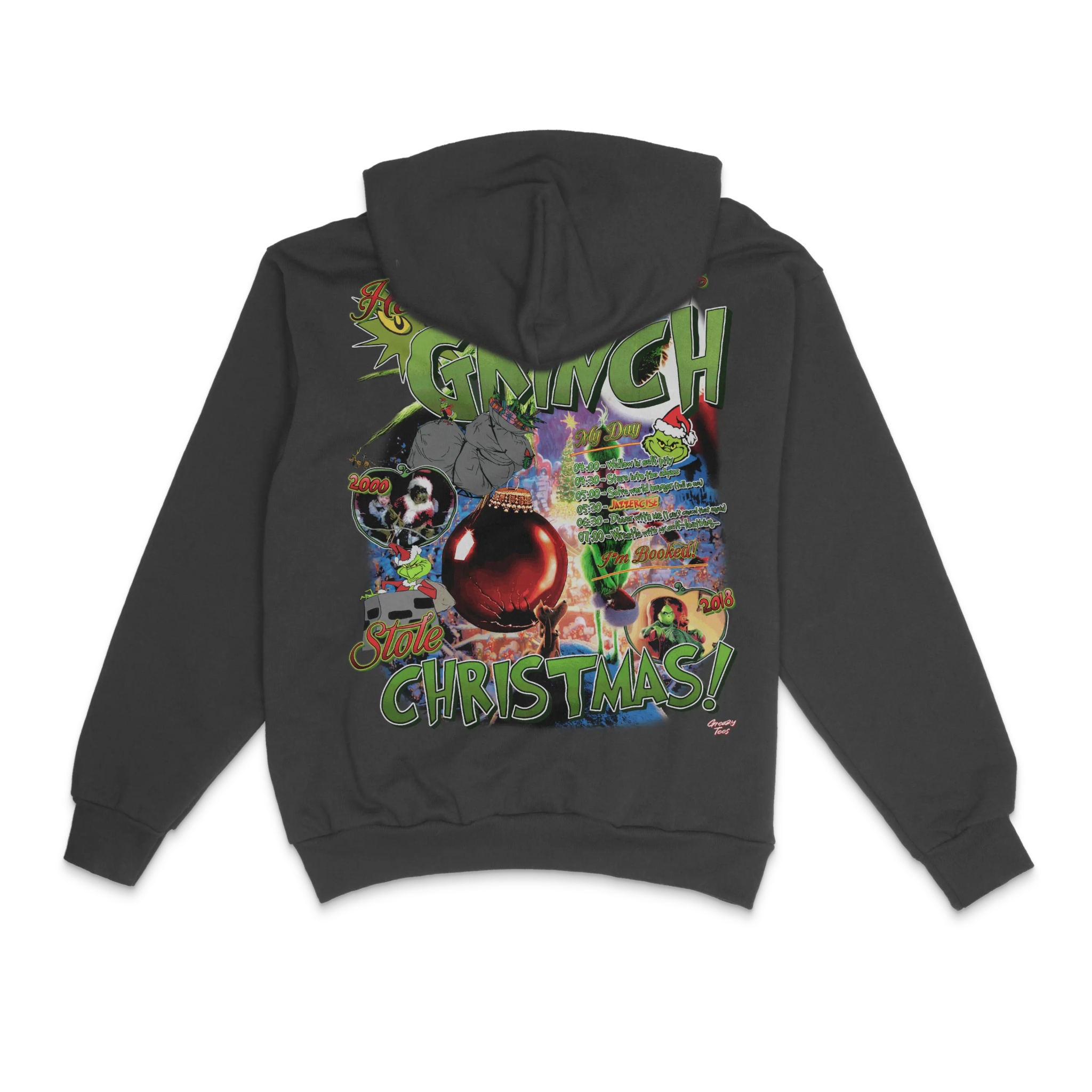 The Grinch Christmas Hoody - Greazy Tees