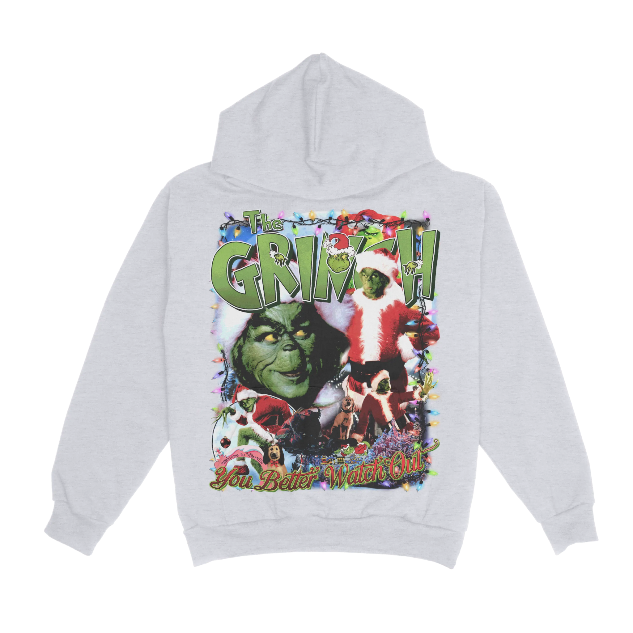The Grinch Christmas Hoody - Greazy Tees