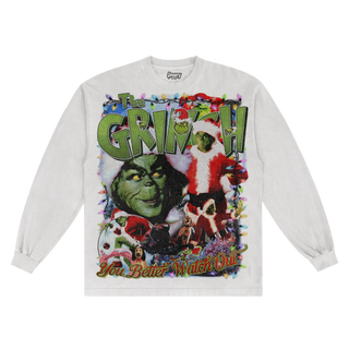 The Grinch Christmas Long Sleeved Tee - Greazy Tees